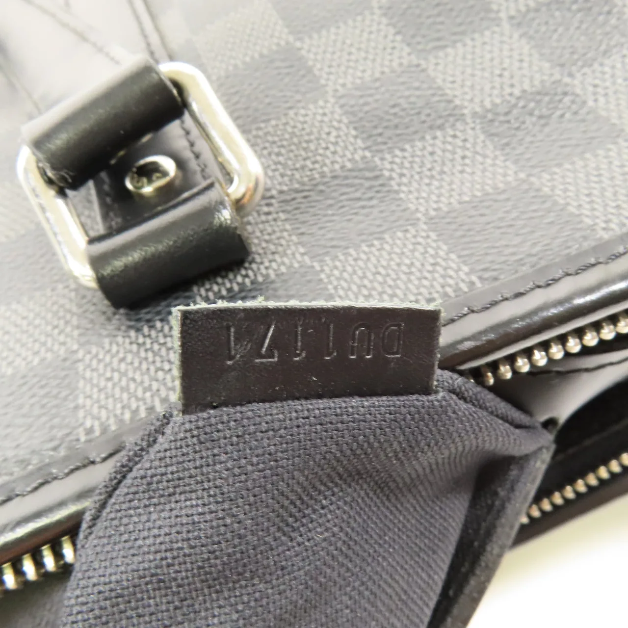 LOUIS VUITTON N51192 兩用包 塗層帆布 黑色 / Black 塗層帆布 中古品B - 縮圖 11