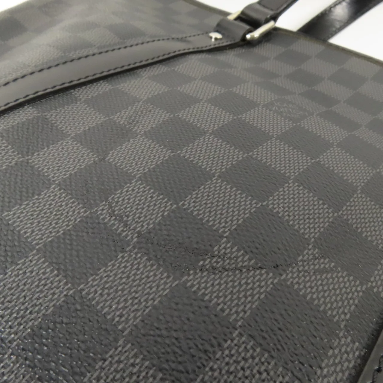 LOUIS VUITTON N51192 兩用包 塗層帆布 黑色 / Black 塗層帆布 中古品B - 縮圖 16