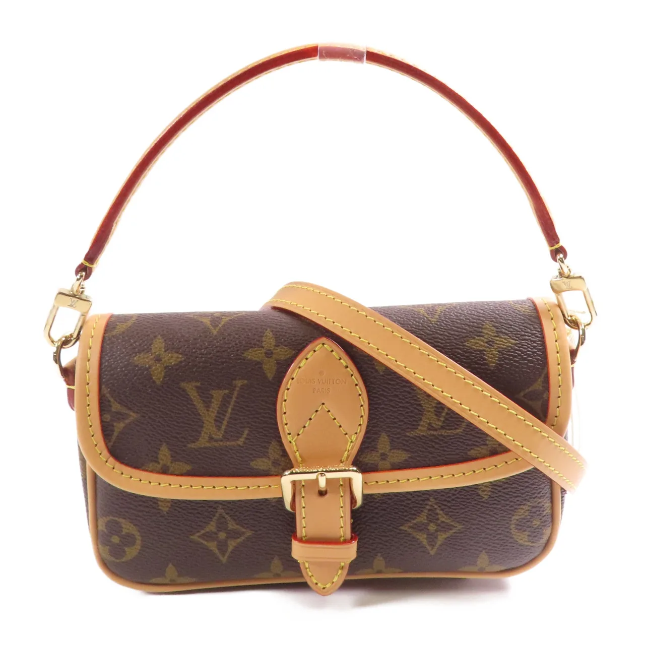 LOUIS VUITTON Diane M83298 兩用包 皮革 棕色 / Brown