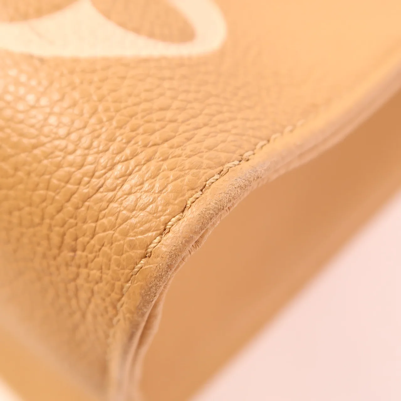 LOUIS VUITTON OnTheGo M45982 兩用包 牛皮 棕色 / Beige 牛皮 中古品A - 縮圖 10