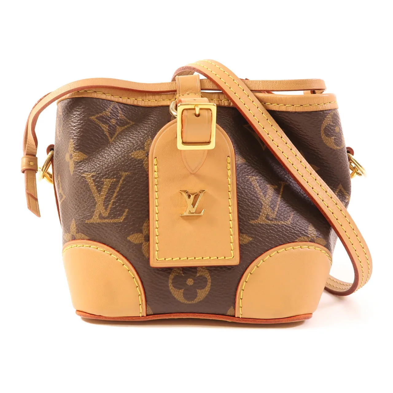 LOUIS VUITTON Noe M57099 肩背包 塗層帆布 棕色 / Brown