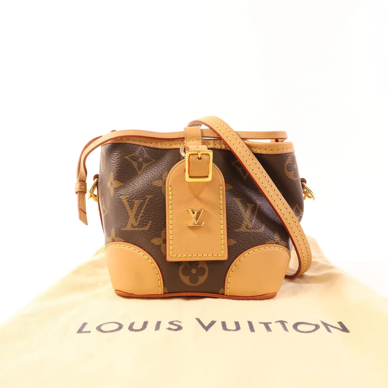 LOUIS VUITTON Noe M57099 肩背包 塗層帆布 棕色 / Brown 塗層帆布 中古品B - 縮圖 9