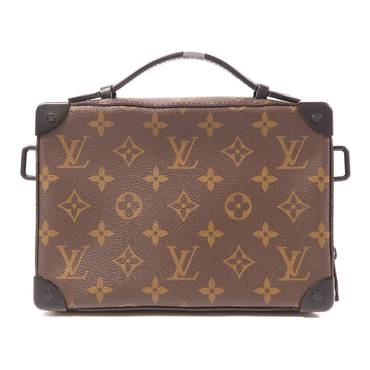 LOUIS VUITTON Soft Trunk M45935 兩用包 塗層帆布 棕色 / 黑色 / Brown 塗層帆布 中古品A - 縮圖 2