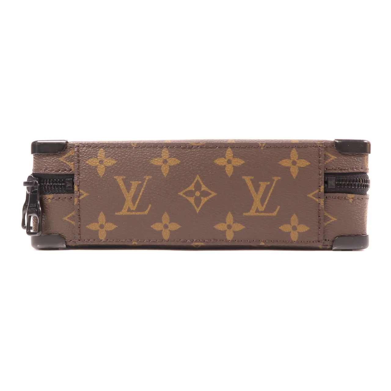 LOUIS VUITTON Soft Trunk M45935 兩用包 塗層帆布 棕色 / 黑色 / Brown 塗層帆布 中古品A - 縮圖 4