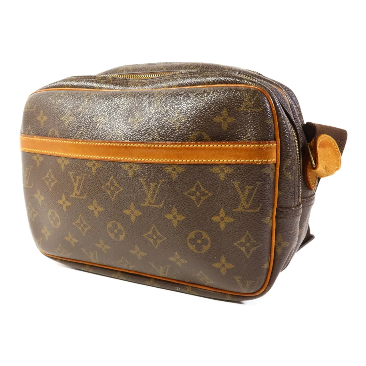 LOUIS VUITTON Reporter M45254 肩背包 塗層帆布 棕色 / Brown 塗層帆布 中古品B - 縮圖 2