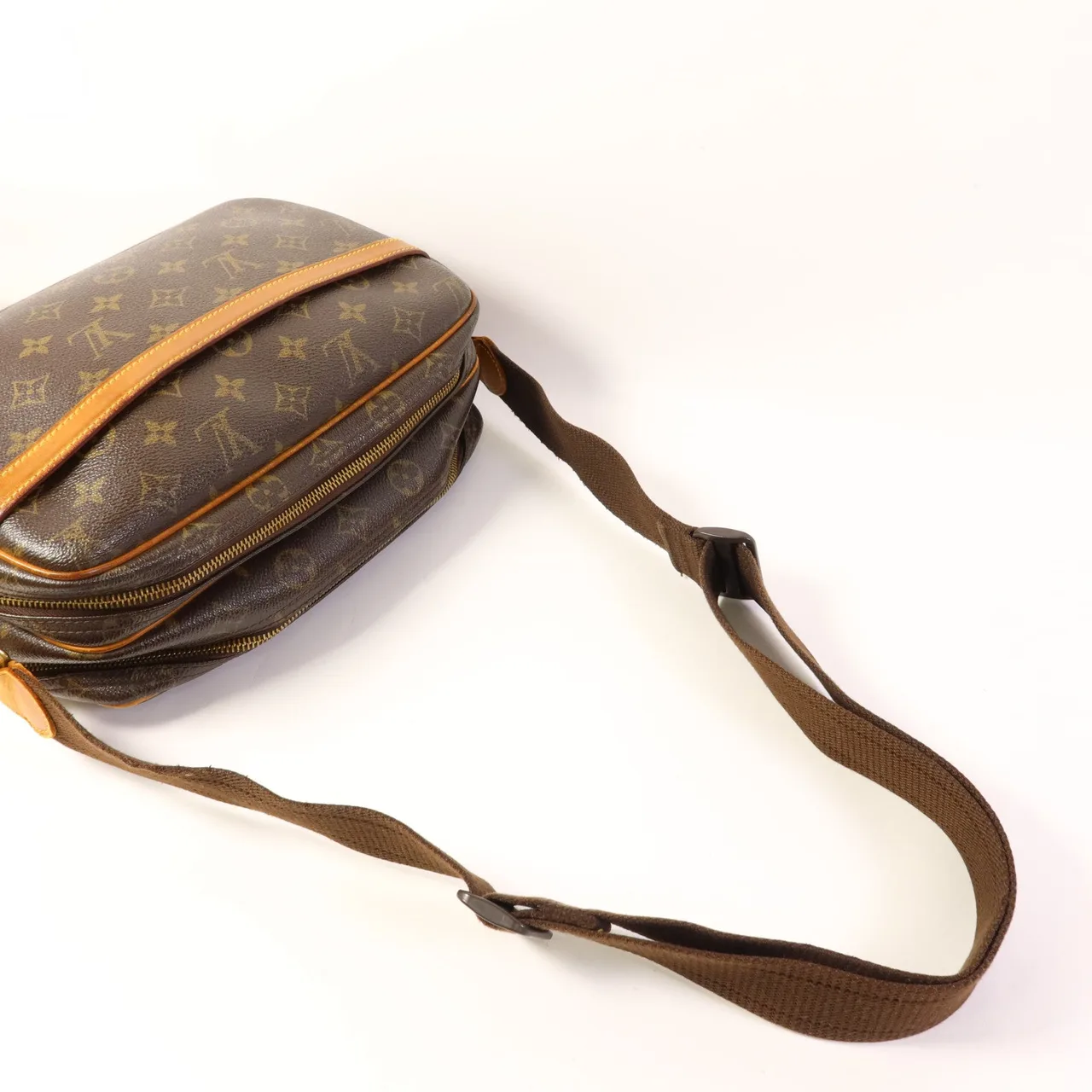 LOUIS VUITTON Reporter M45254 肩背包 塗層帆布 棕色 / Brown 塗層帆布 中古品B - 縮圖 5