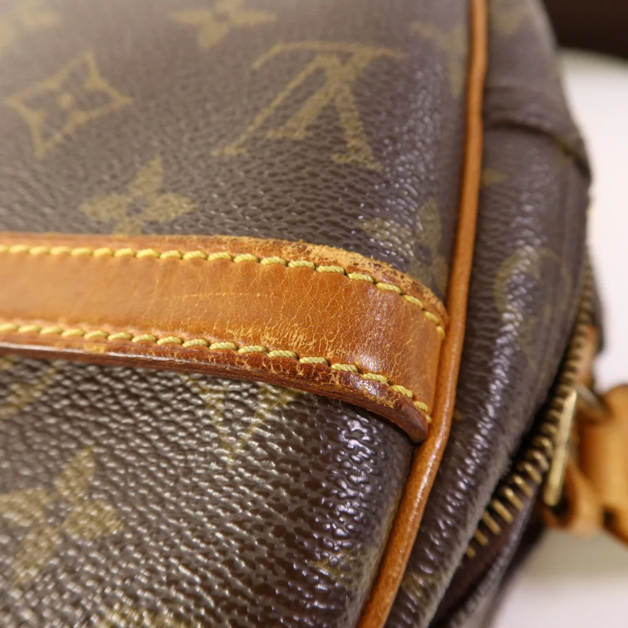 LOUIS VUITTON Reporter M45254 肩背包 塗層帆布 棕色 / Brown 塗層帆布 中古品B - 縮圖 15