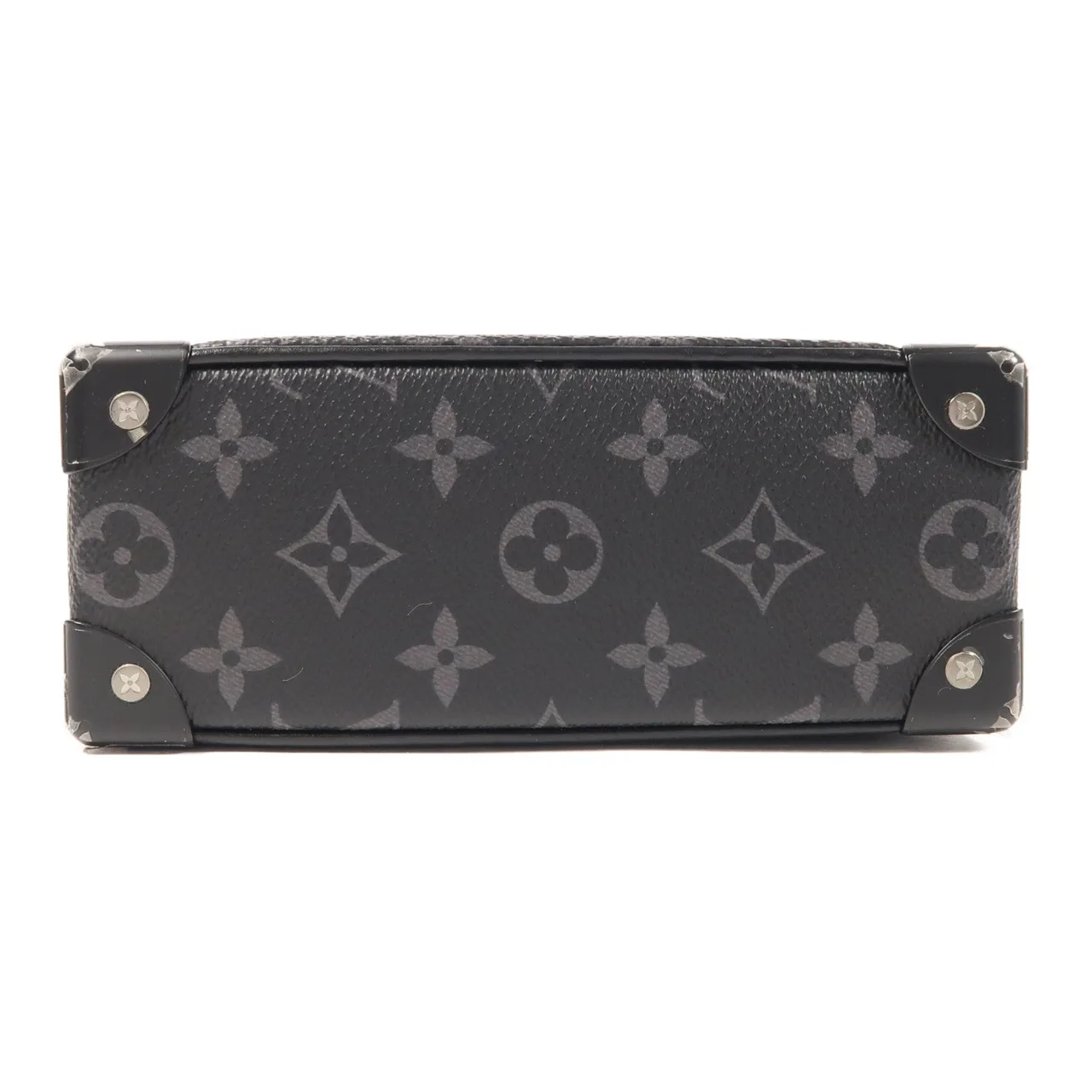 LOUIS VUITTON Soft Trunk M44735 肩背包 塗層帆布 黑色 / Black 塗層帆布 中古品A - 縮圖 5
