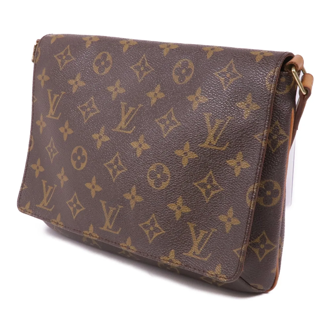 LOUIS VUITTON Musette Tango M51257 肩背包 塗層帆布 棕色 塗層帆布 中古品B - 縮圖 3