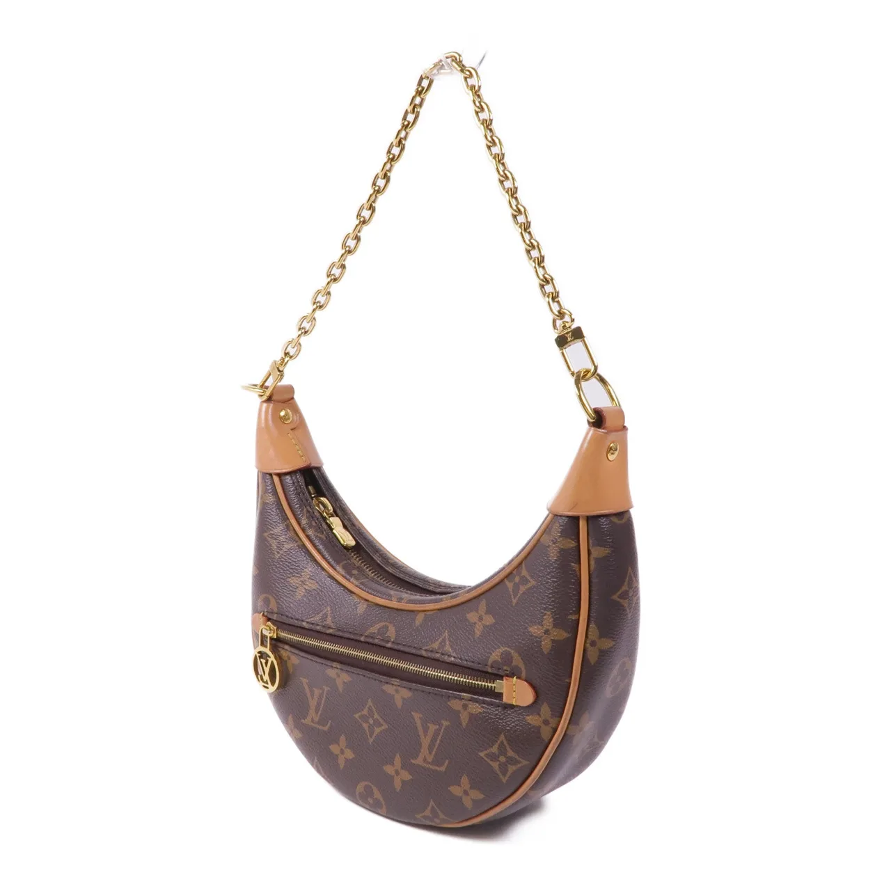 LOUIS VUITTON Loop M81098 兩用包 塗層帆布 棕色 / Brown 塗層帆布 中古品B - 縮圖 3