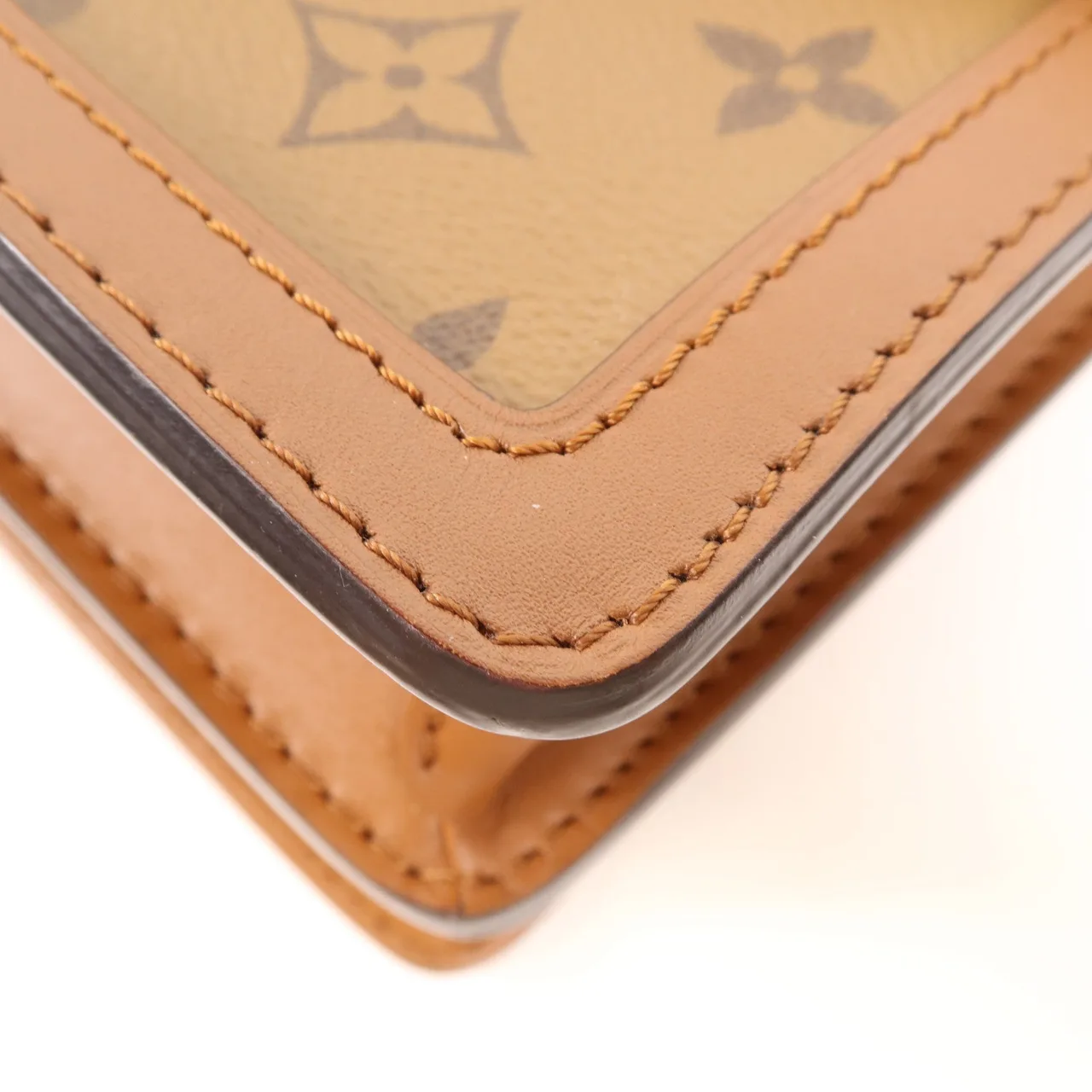 LOUIS VUITTON Dauphine M44391 兩用包 塗層帆布 棕色 / Brown 塗層帆布 中古品A - 縮圖 8