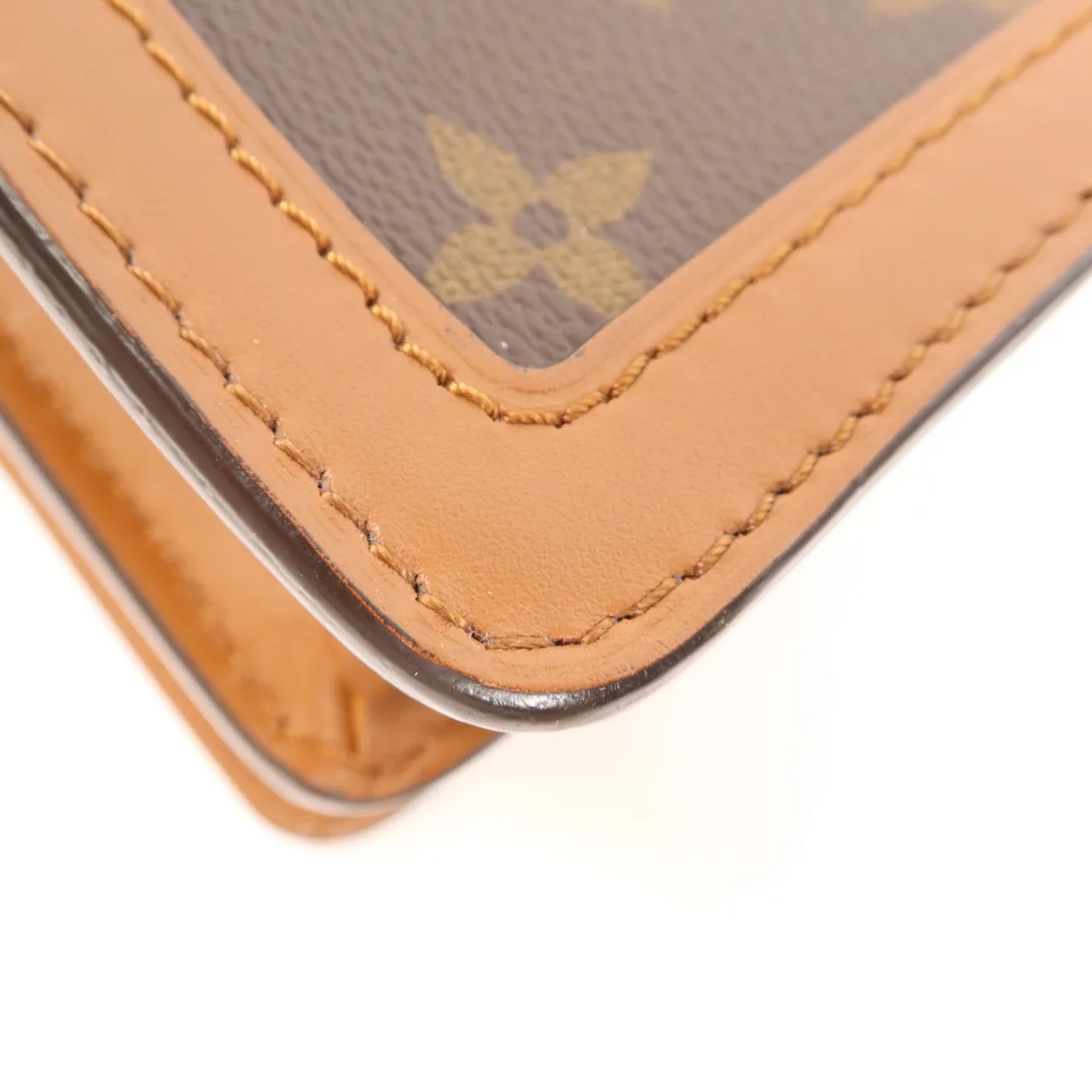 LOUIS VUITTON Dauphine M44391 兩用包 塗層帆布 棕色 / Brown 塗層帆布 中古品A - 縮圖 10
