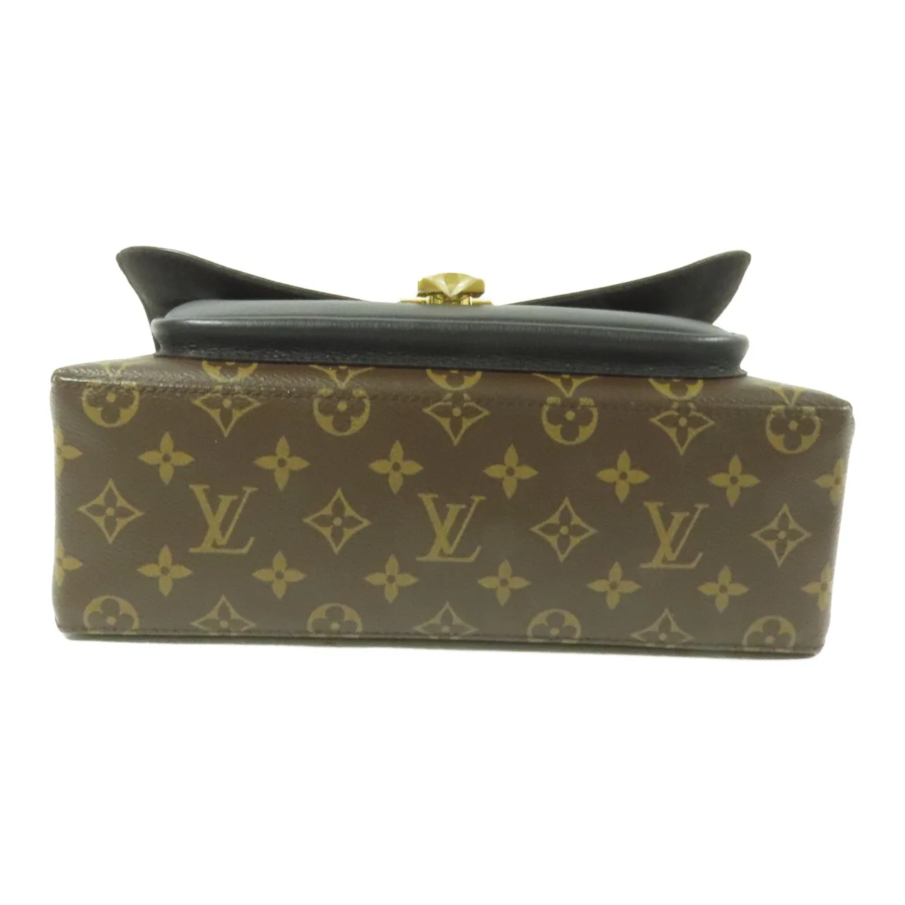 LOUIS VUITTON Marignan M44259 兩用包 塗層帆布 棕色 / 黑色 / Black 塗層帆布 中古品A - 縮圖 4