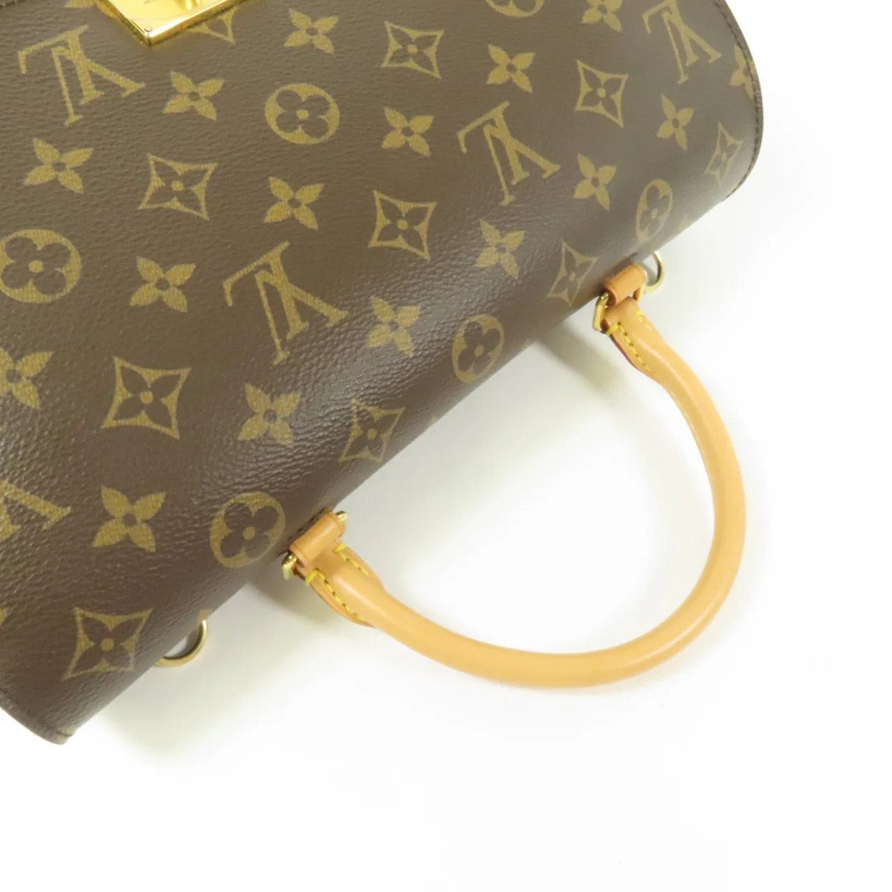 LOUIS VUITTON Marignan M44259 兩用包 塗層帆布 棕色 / 黑色 / Black 塗層帆布 中古品A - 縮圖 5