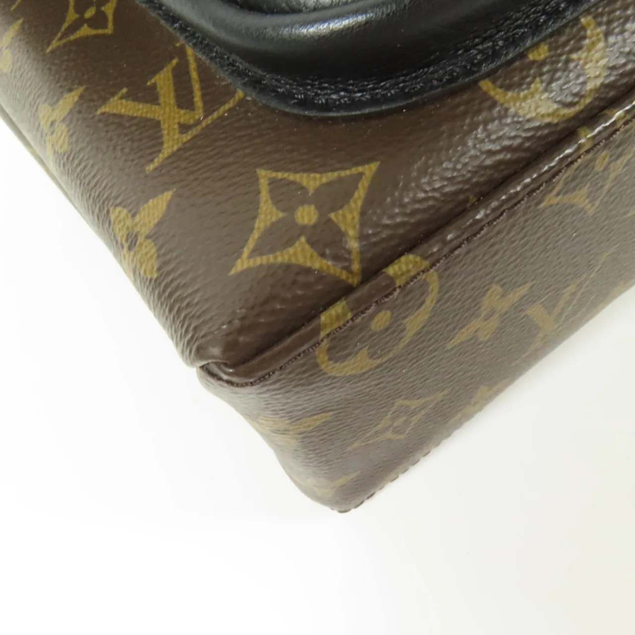 LOUIS VUITTON Marignan M44259 兩用包 塗層帆布 棕色 / 黑色 / Black 塗層帆布 中古品A - 縮圖 15