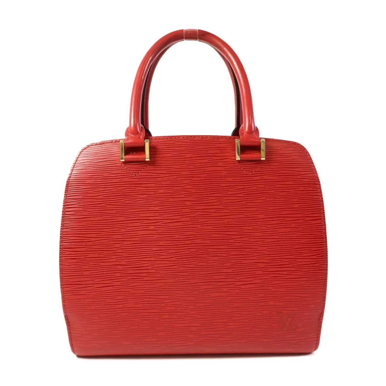 LOUIS VUITTON M52057 手提包 牛皮 紅色 / Red