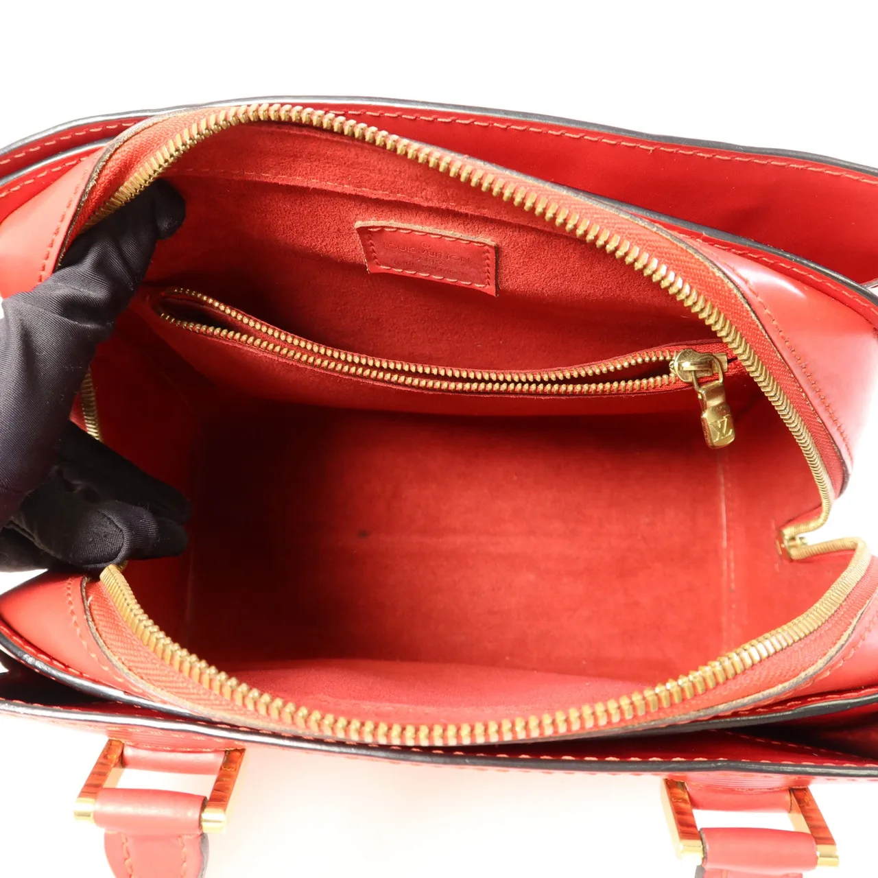 LOUIS VUITTON M52057 手提包 牛皮 紅色 / Red 牛皮 中古品B - 縮圖 6