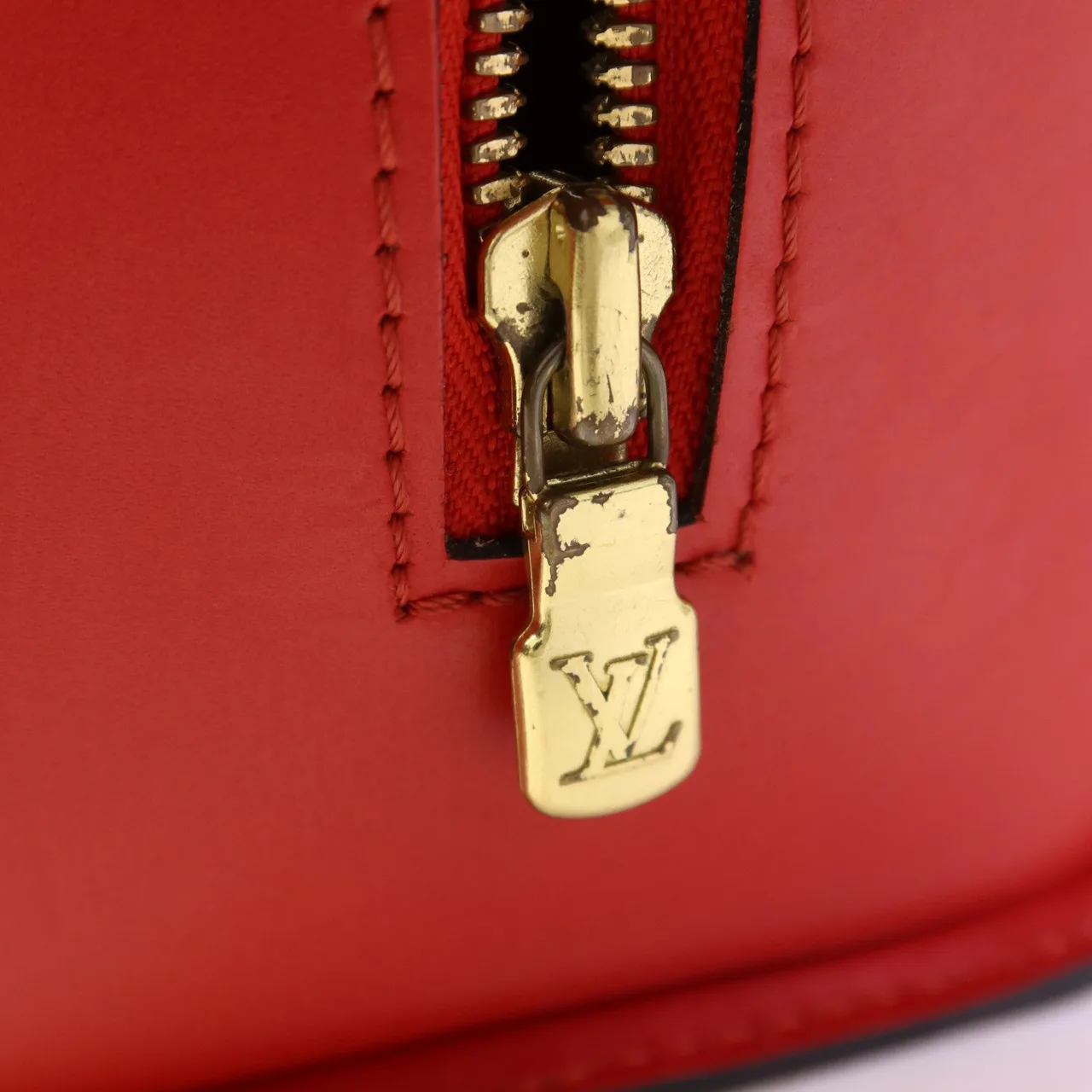 LOUIS VUITTON M52057 手提包 牛皮 紅色 / Red 牛皮 中古品B - 縮圖 9