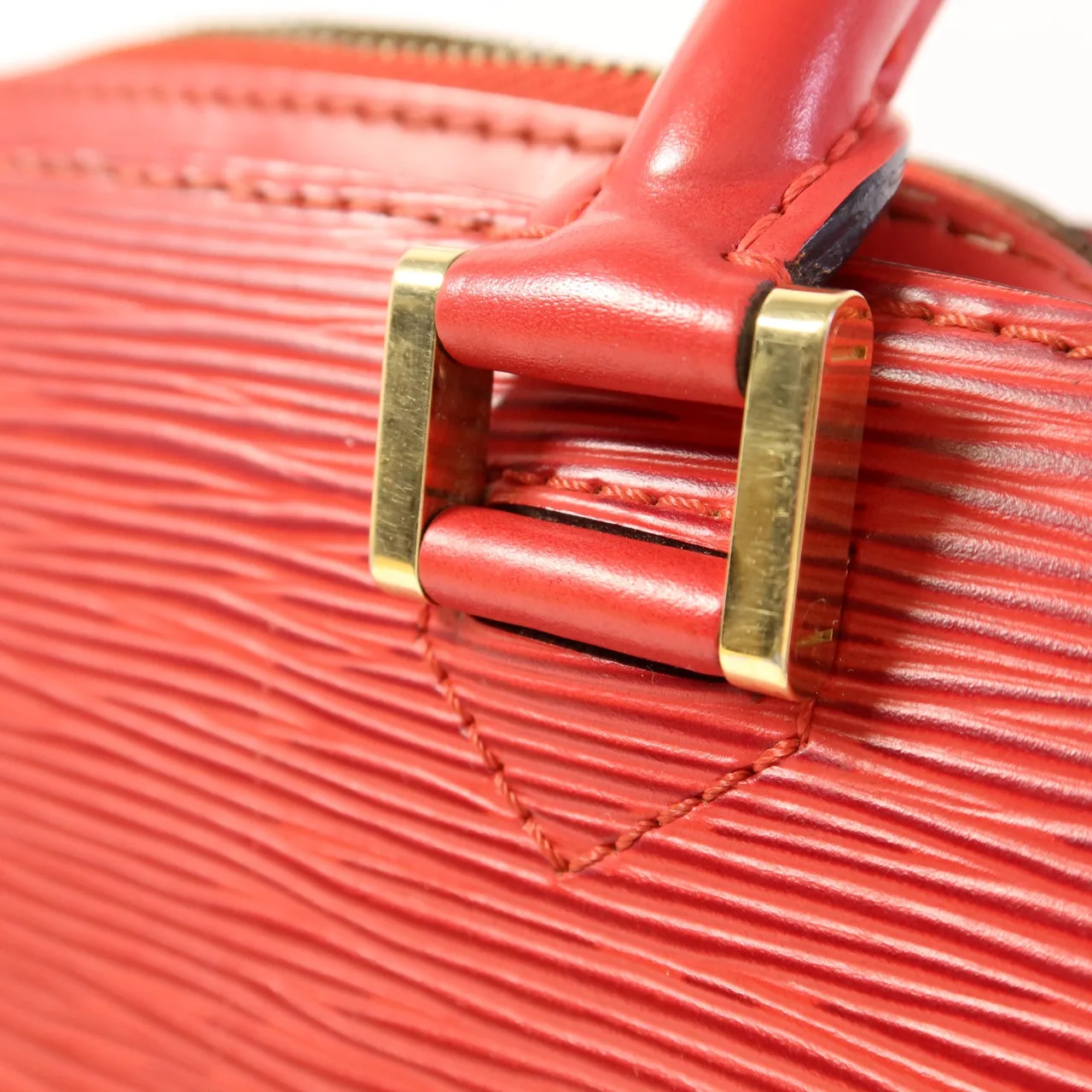 LOUIS VUITTON M52057 手提包 牛皮 紅色 / Red 牛皮 中古品B - 縮圖 10