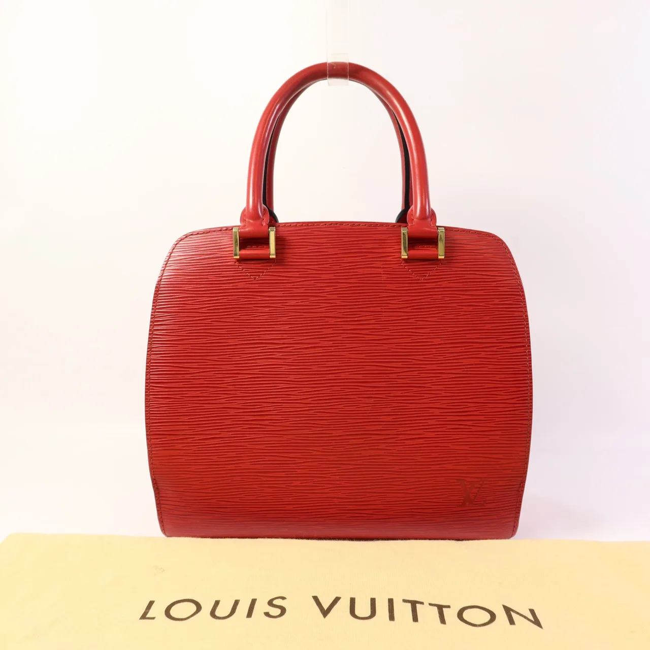 LOUIS VUITTON M52057 手提包 牛皮 紅色 / Red 牛皮 中古品B - 縮圖 19