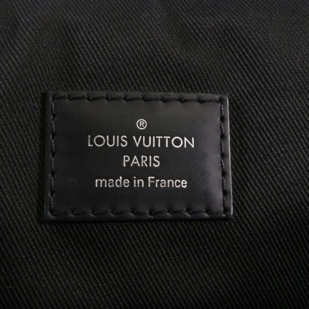 LOUIS VUITTON District N41029 肩背包 塗層帆布 黑色 / Black 塗層帆布 中古品B - 縮圖 6