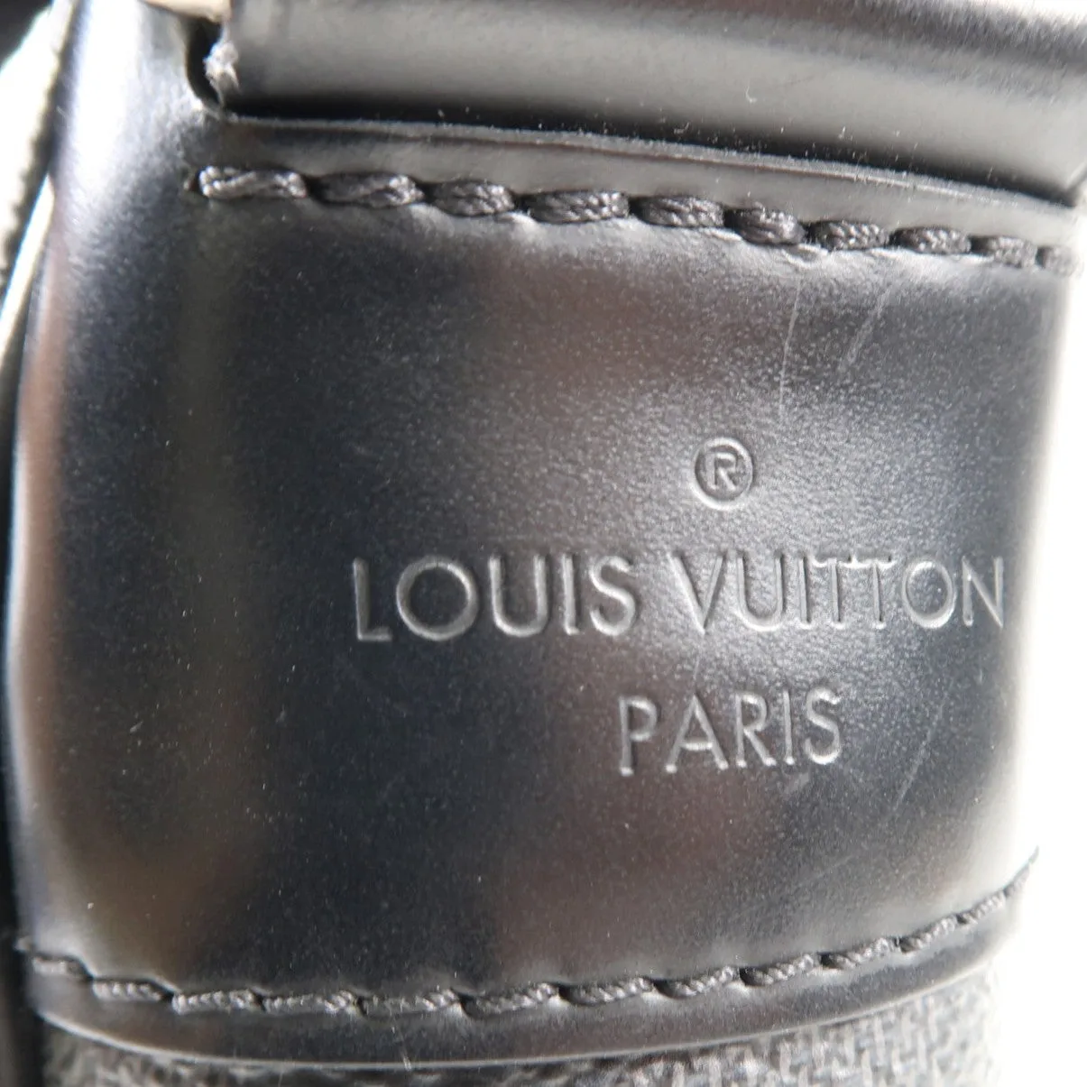 LOUIS VUITTON District N41029 肩背包 塗層帆布 黑色 / Black 塗層帆布 中古品B - 縮圖 8