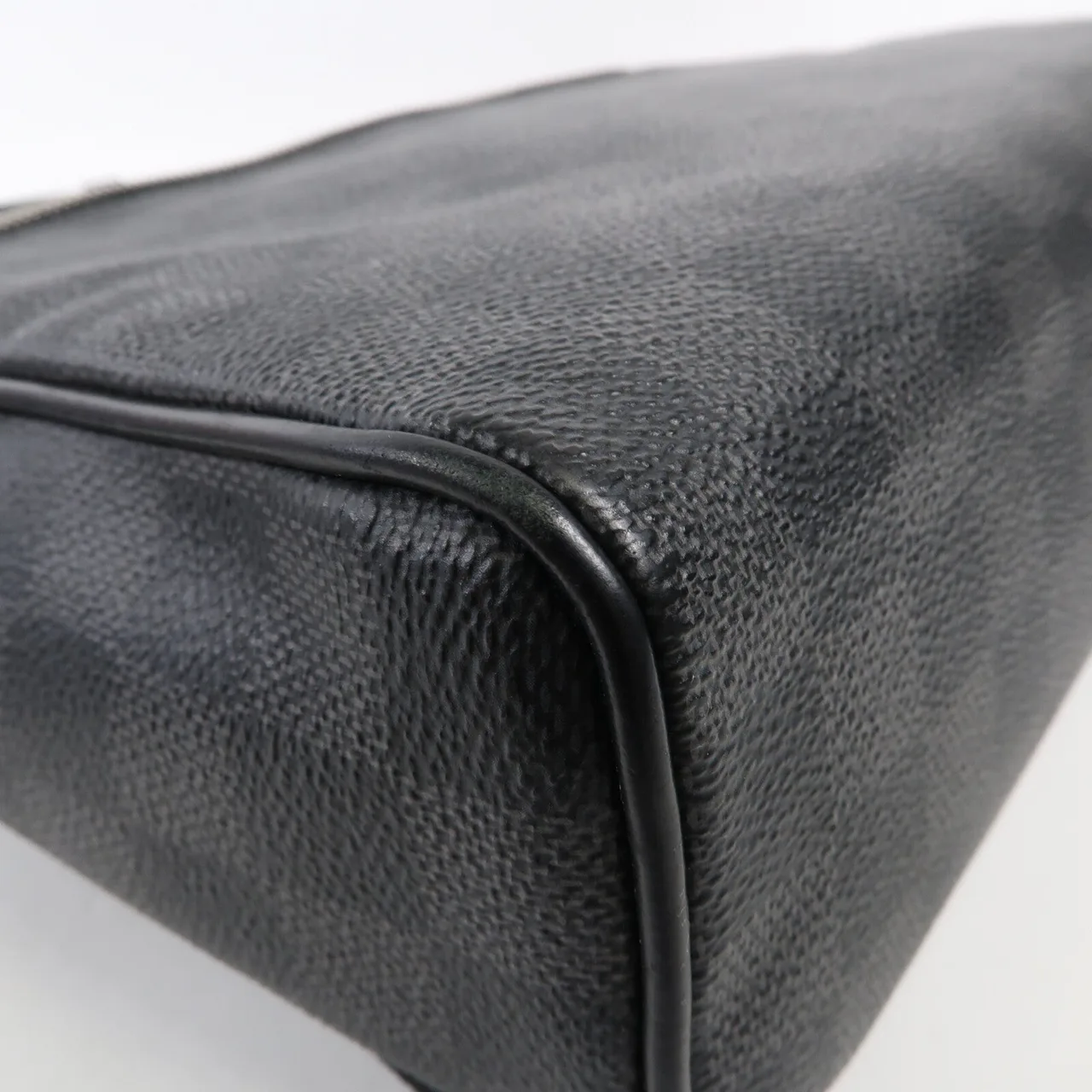 LOUIS VUITTON District N41029 肩背包 塗層帆布 黑色 / Black 塗層帆布 中古品B - 縮圖 14