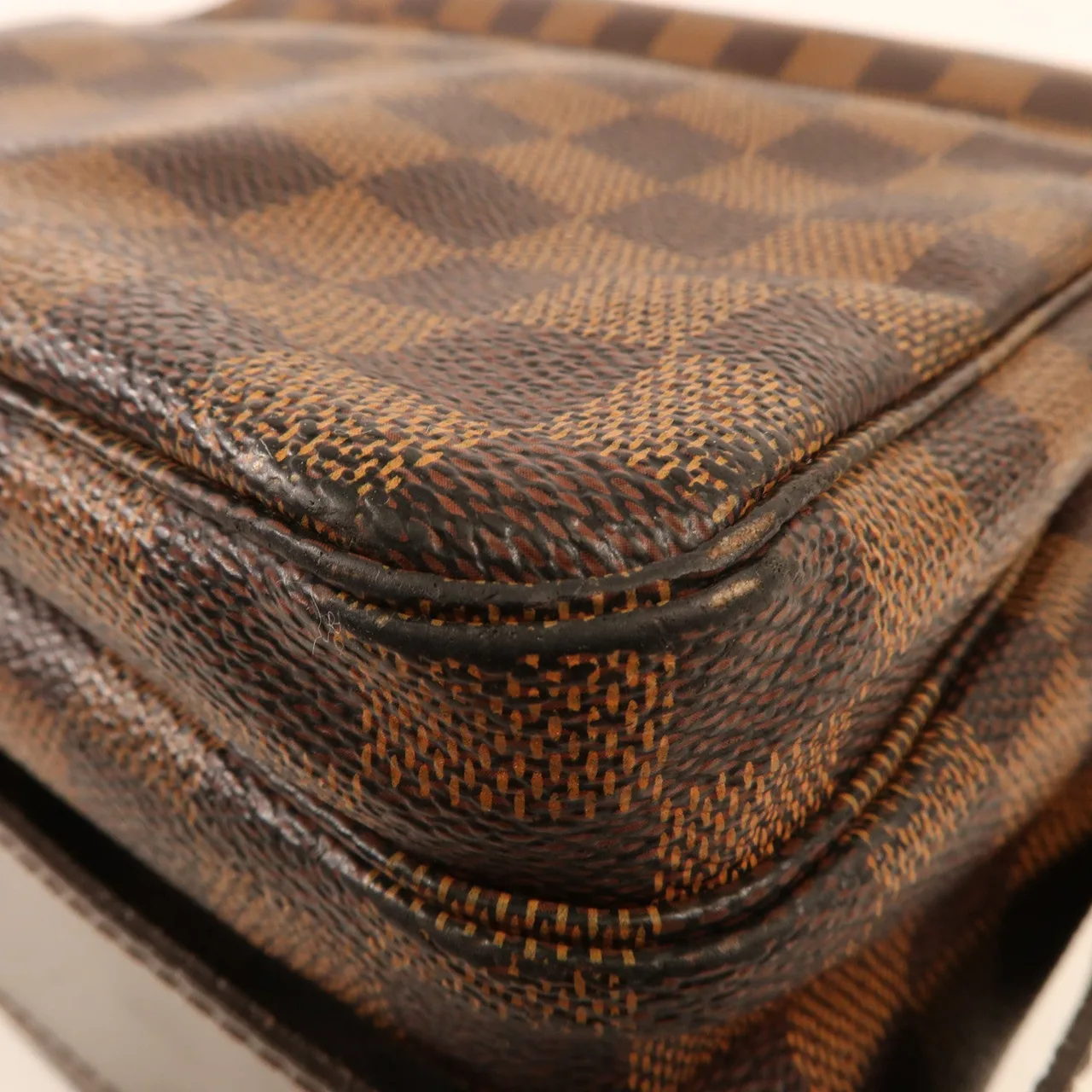 LOUIS VUITTON Naviglio N45255 肩背包 塗層帆布 棕色 塗層帆布 中古品B - 縮圖 13