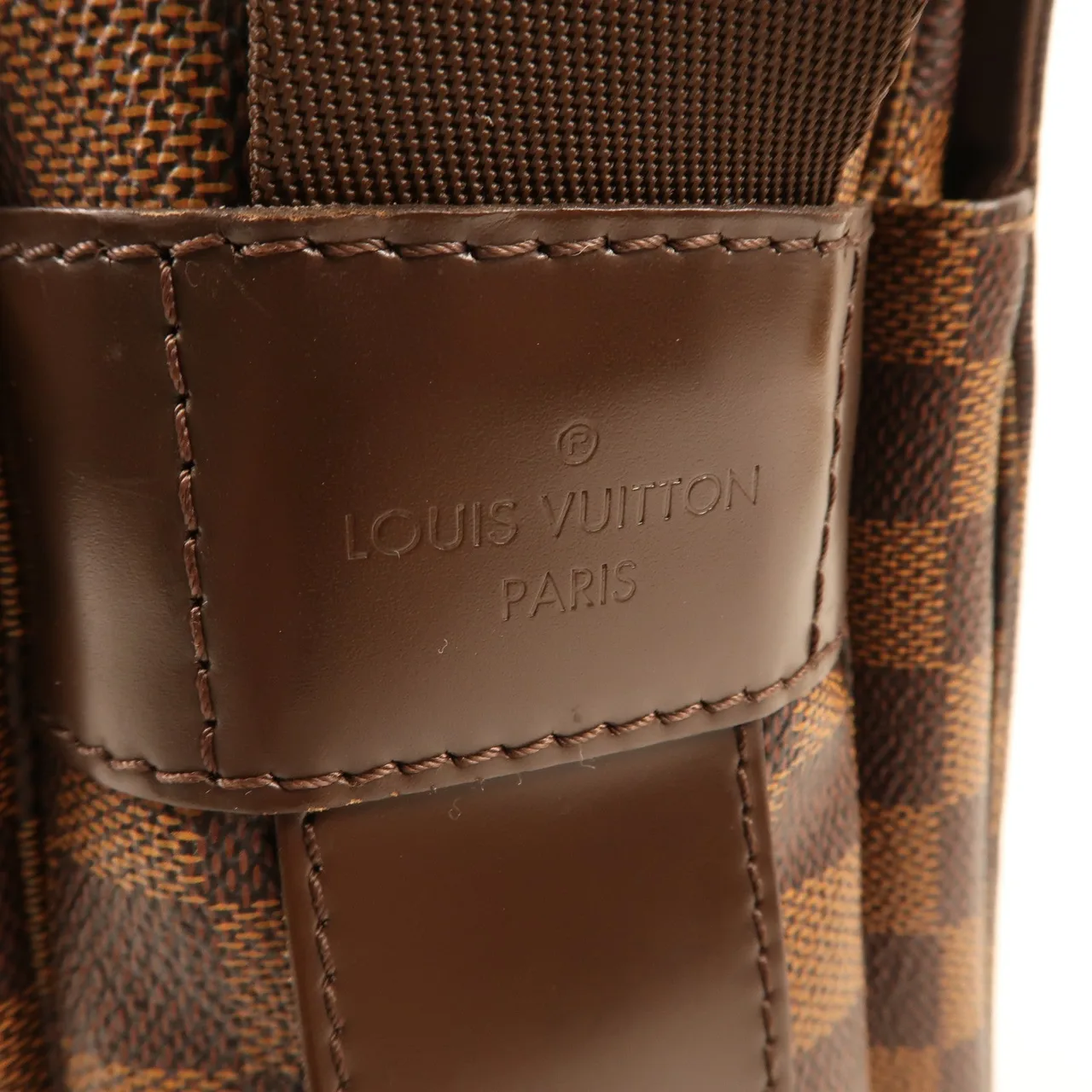 LOUIS VUITTON Naviglio N45255 肩背包 塗層帆布 棕色 塗層帆布 中古品B - 縮圖 14