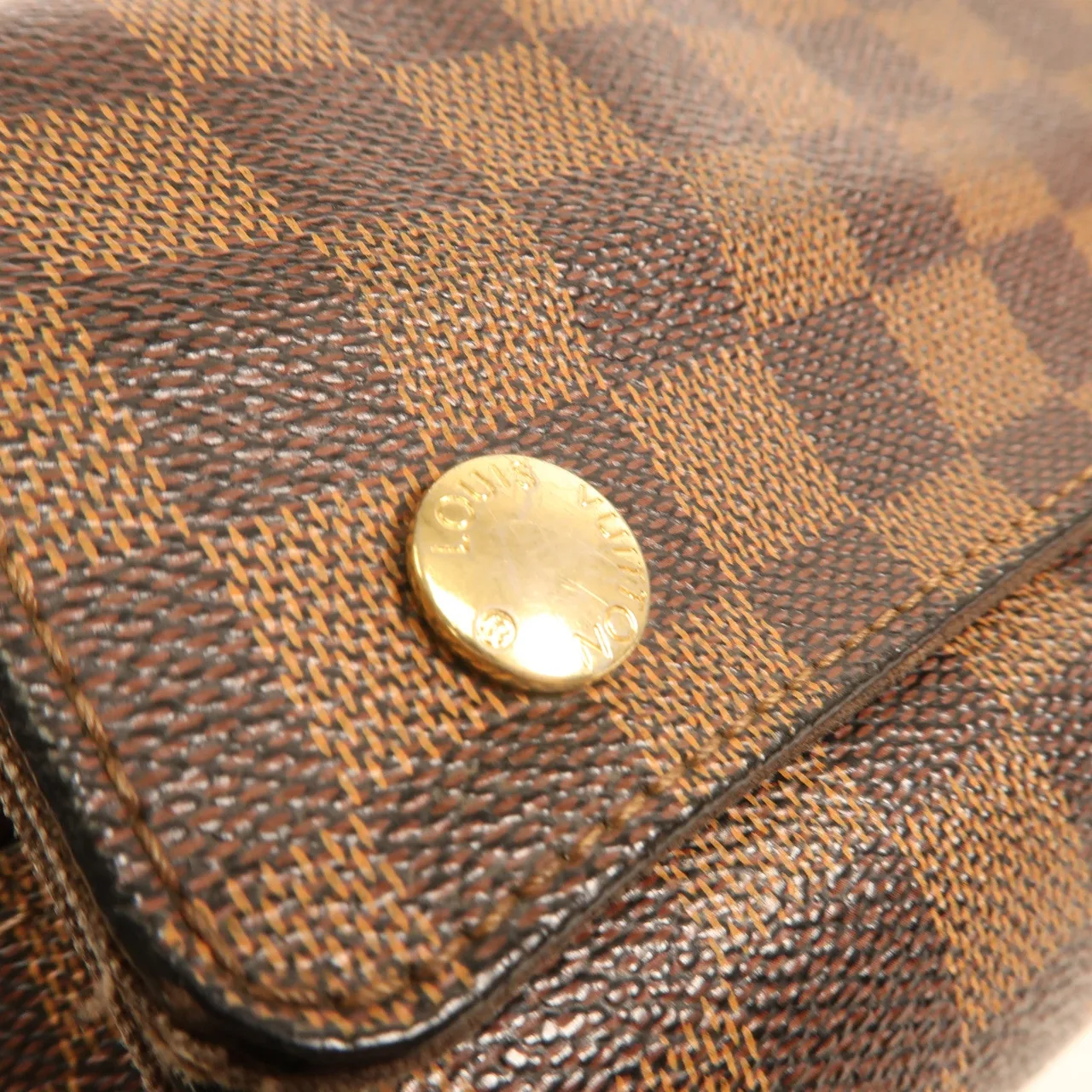 LOUIS VUITTON Naviglio N45255 肩背包 塗層帆布 棕色 塗層帆布 中古品B - 縮圖 15