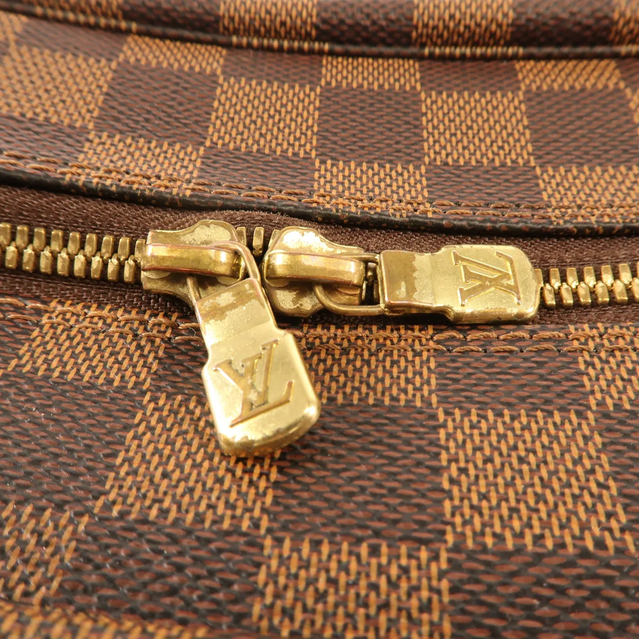 LOUIS VUITTON Naviglio N45255 肩背包 塗層帆布 棕色 塗層帆布 中古品B - 縮圖 16