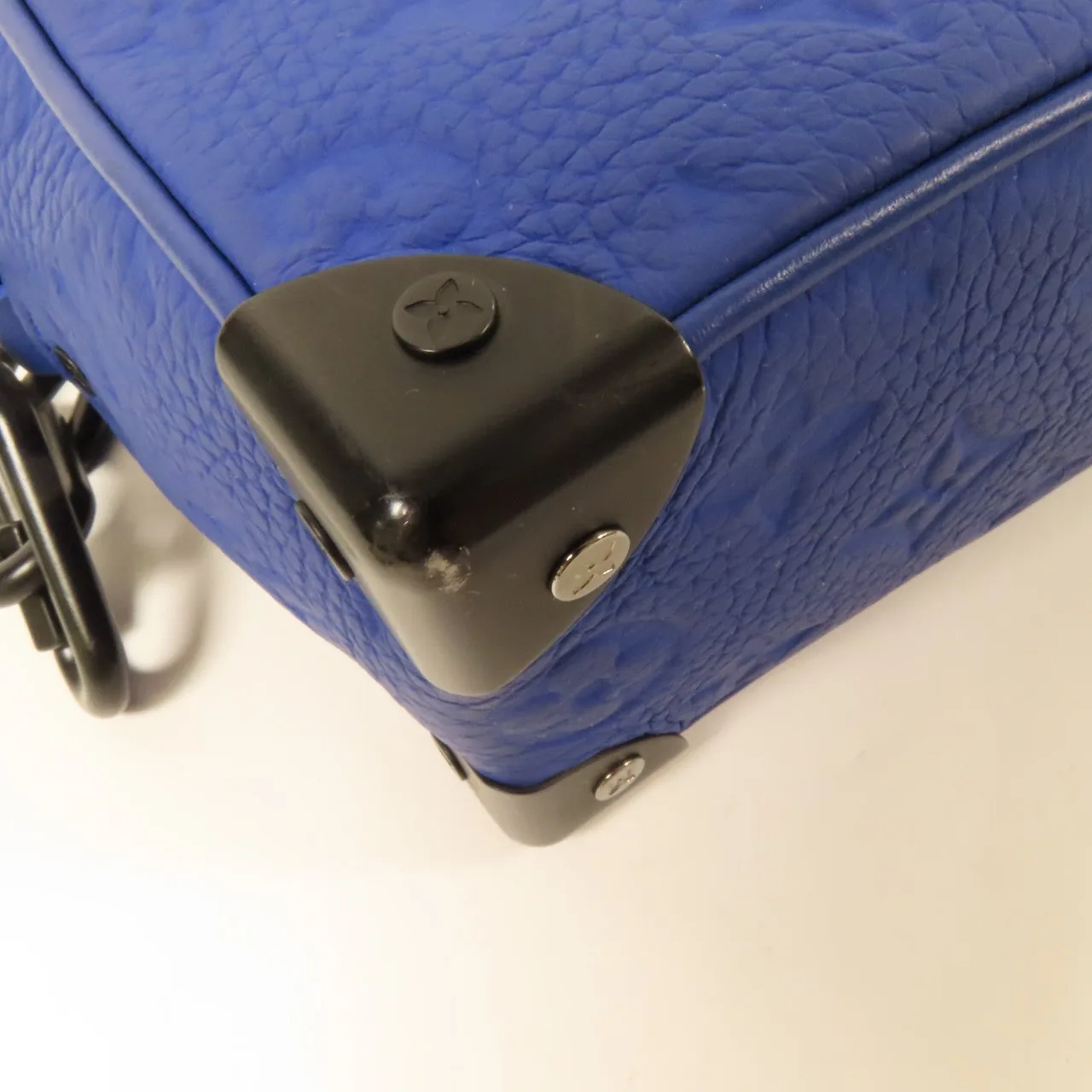 LOUIS VUITTON Soft Trunk M825585 肩背包 牛皮 藍色 / Blue 牛皮 中古品B - 縮圖 9