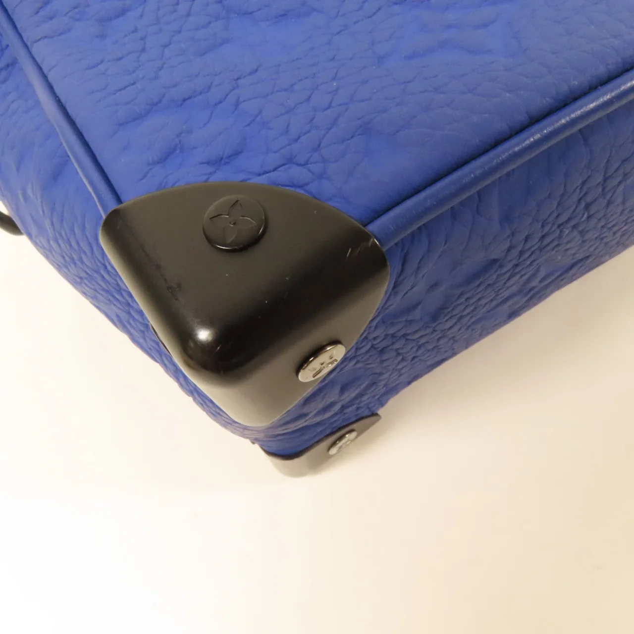 LOUIS VUITTON Soft Trunk M825585 肩背包 牛皮 藍色 / Blue 牛皮 中古品B - 縮圖 11