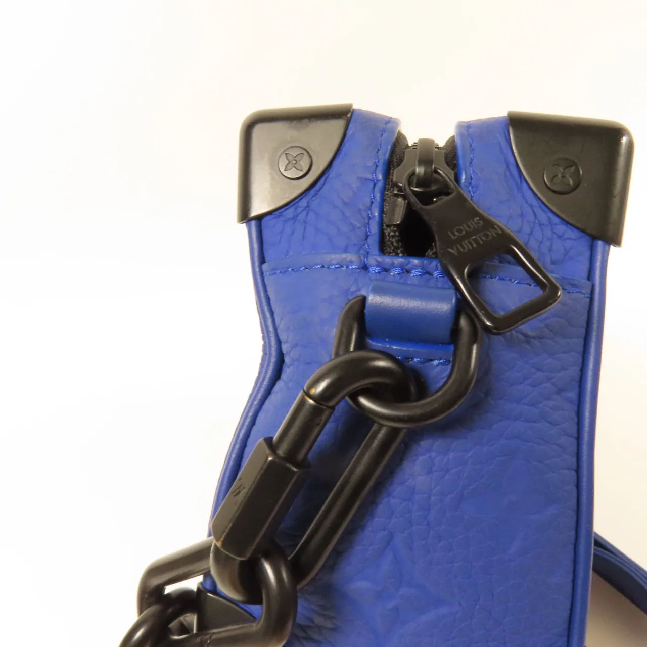 LOUIS VUITTON Soft Trunk M825585 肩背包 牛皮 藍色 / Blue 牛皮 中古品B - 縮圖 13