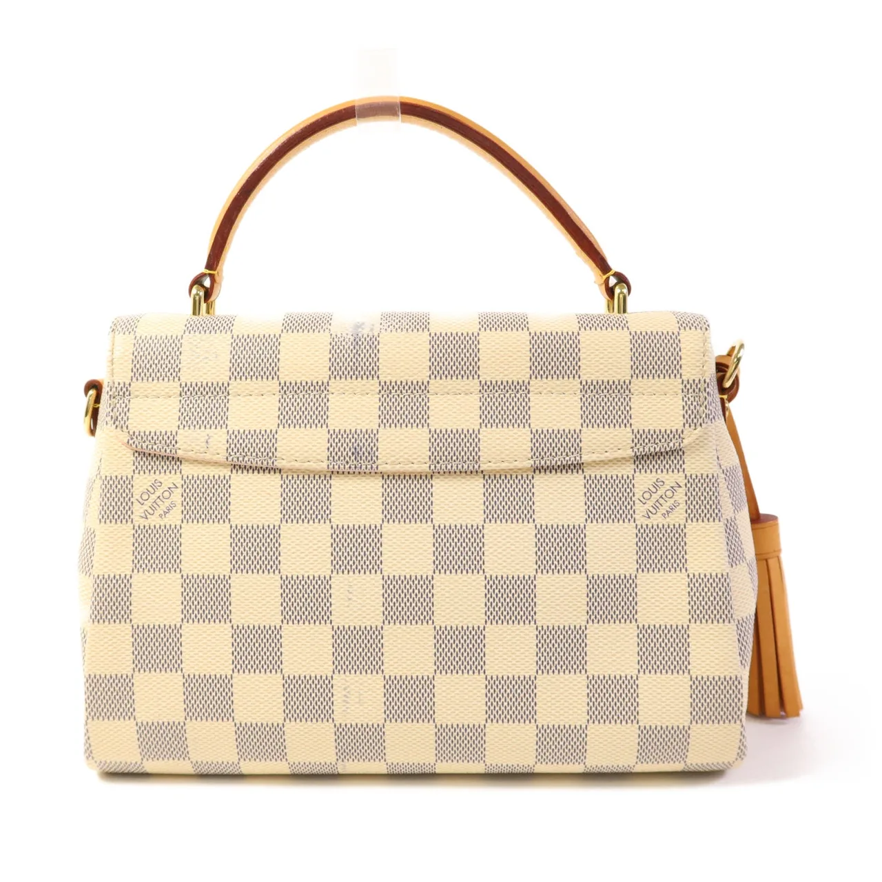 LOUIS VUITTON Croisette N41581 兩用包 塗層帆布 白色 / White 塗層帆布 中古品B - 縮圖 2