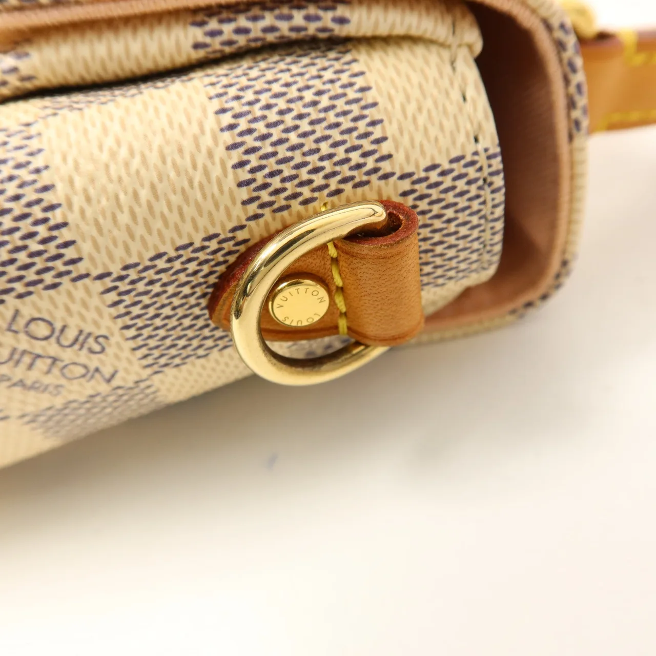 LOUIS VUITTON Croisette N41581 兩用包 塗層帆布 白色 / White 塗層帆布 中古品B - 縮圖 12