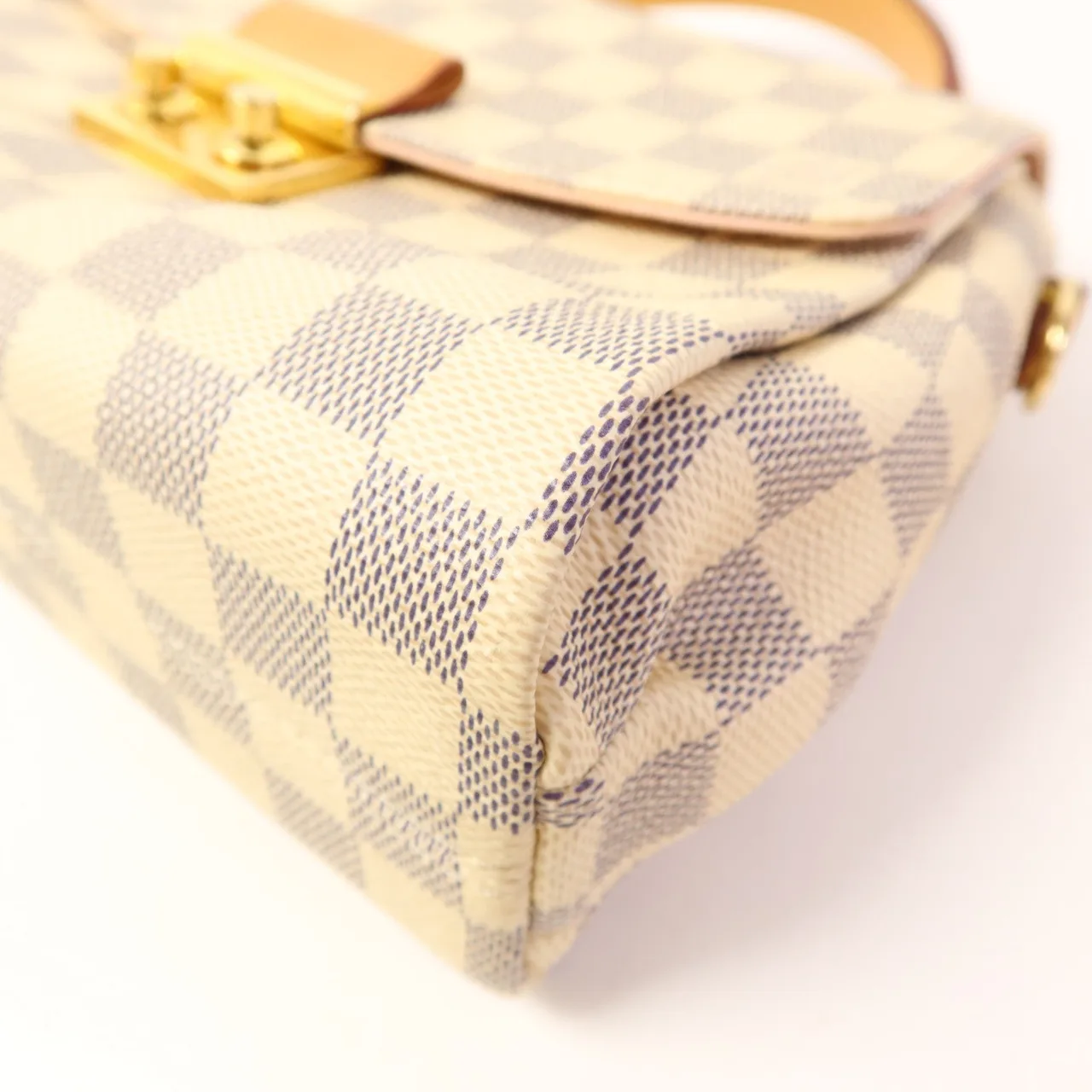 LOUIS VUITTON Croisette N41581 兩用包 塗層帆布 白色 / White 塗層帆布 中古品B - 縮圖 13