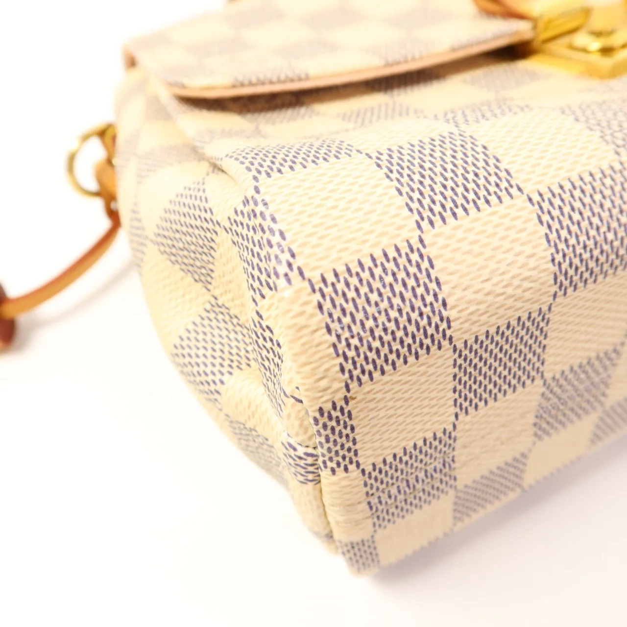 LOUIS VUITTON Croisette N41581 兩用包 塗層帆布 白色 / White 塗層帆布 中古品B - 縮圖 14