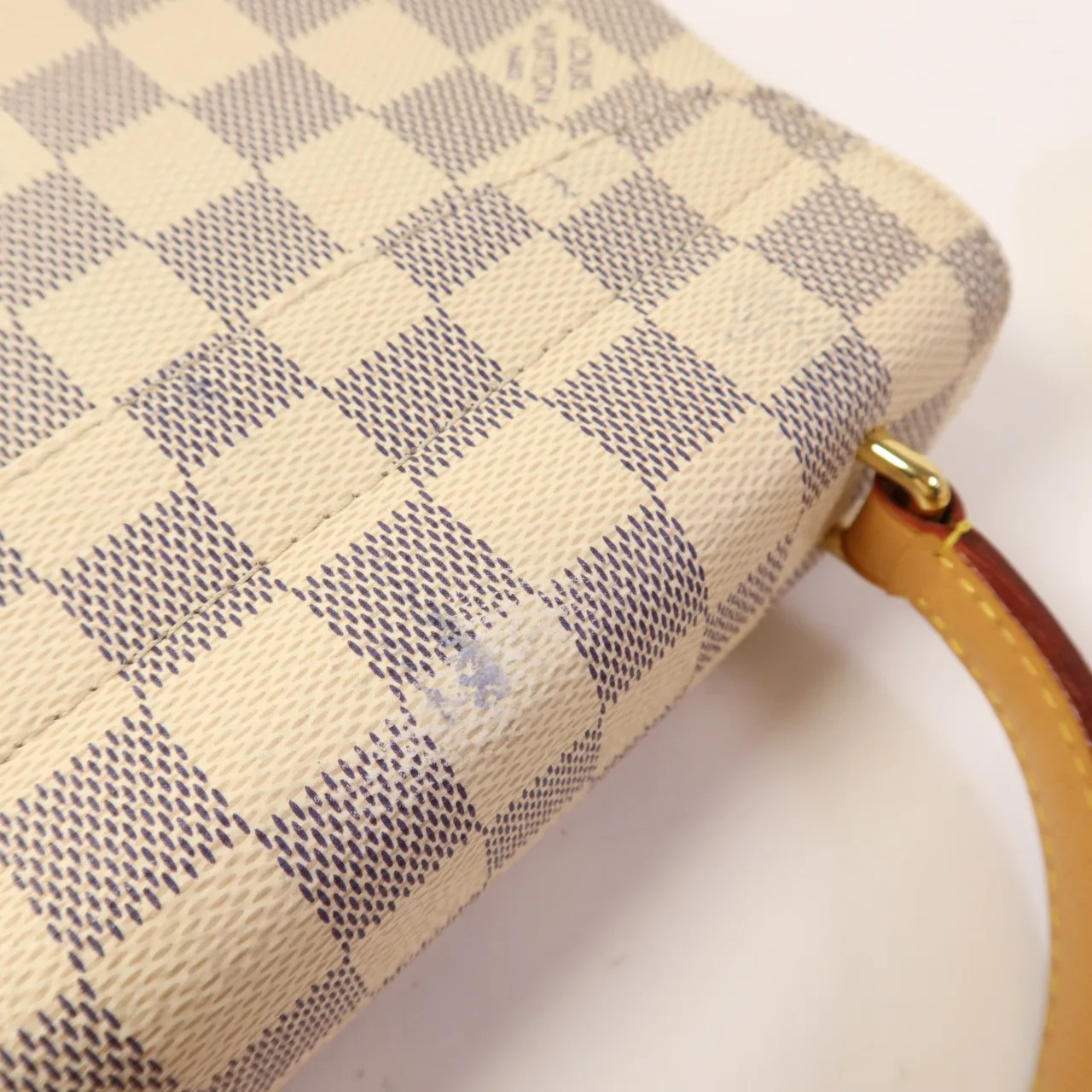 LOUIS VUITTON Croisette N41581 兩用包 塗層帆布 白色 / White 塗層帆布 中古品B - 縮圖 21