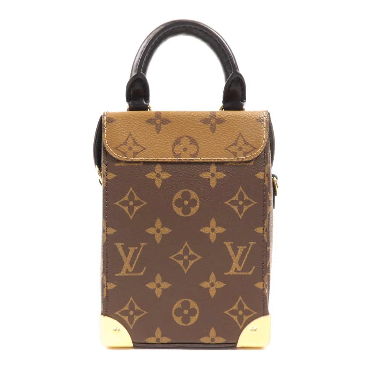 LOUIS VUITTON Camera Box 兩用包 塗層帆布 棕色 / brown 塗層帆布 中古品A - 縮圖 2