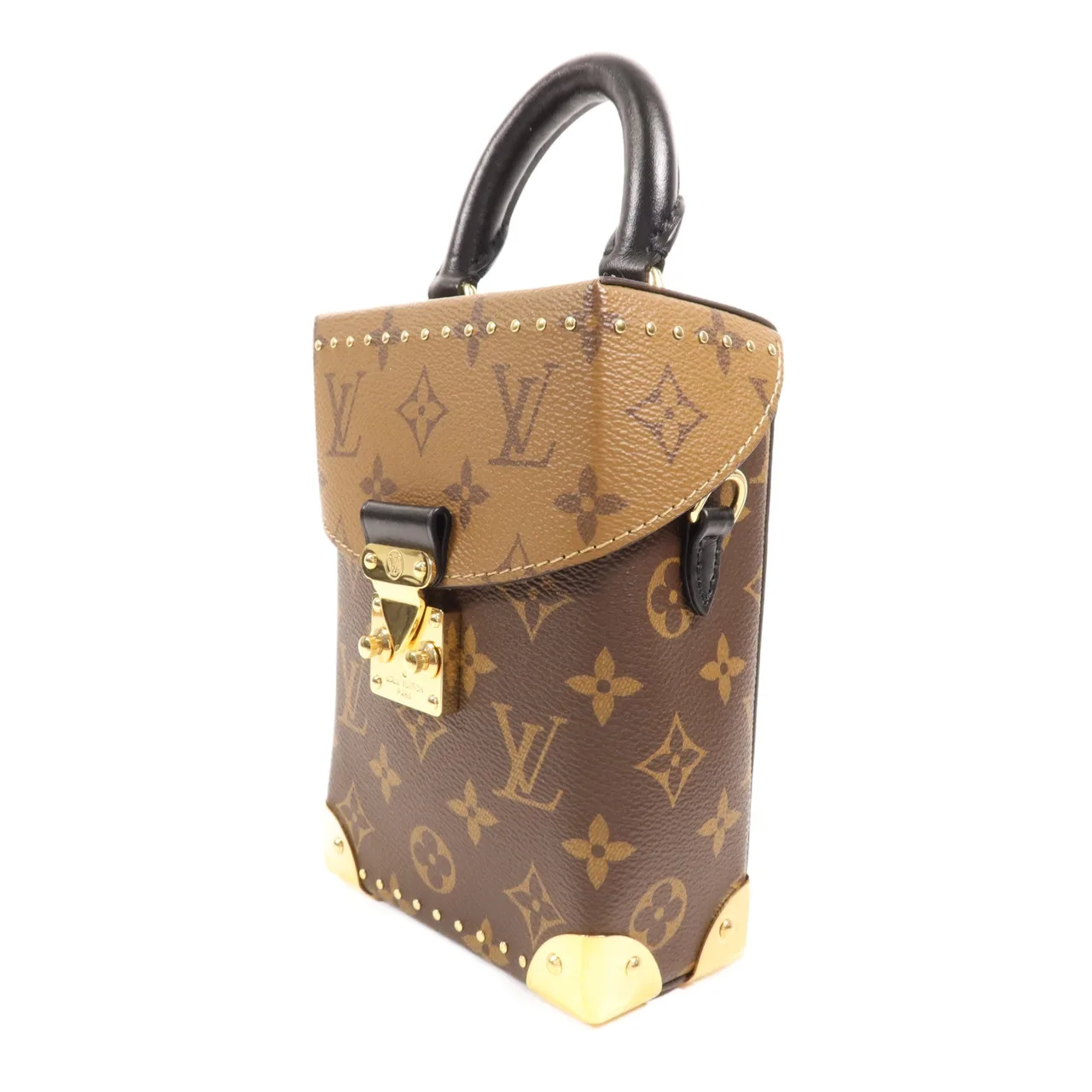 LOUIS VUITTON Camera Box 兩用包 塗層帆布 棕色 / brown 塗層帆布 中古品A - 縮圖 3