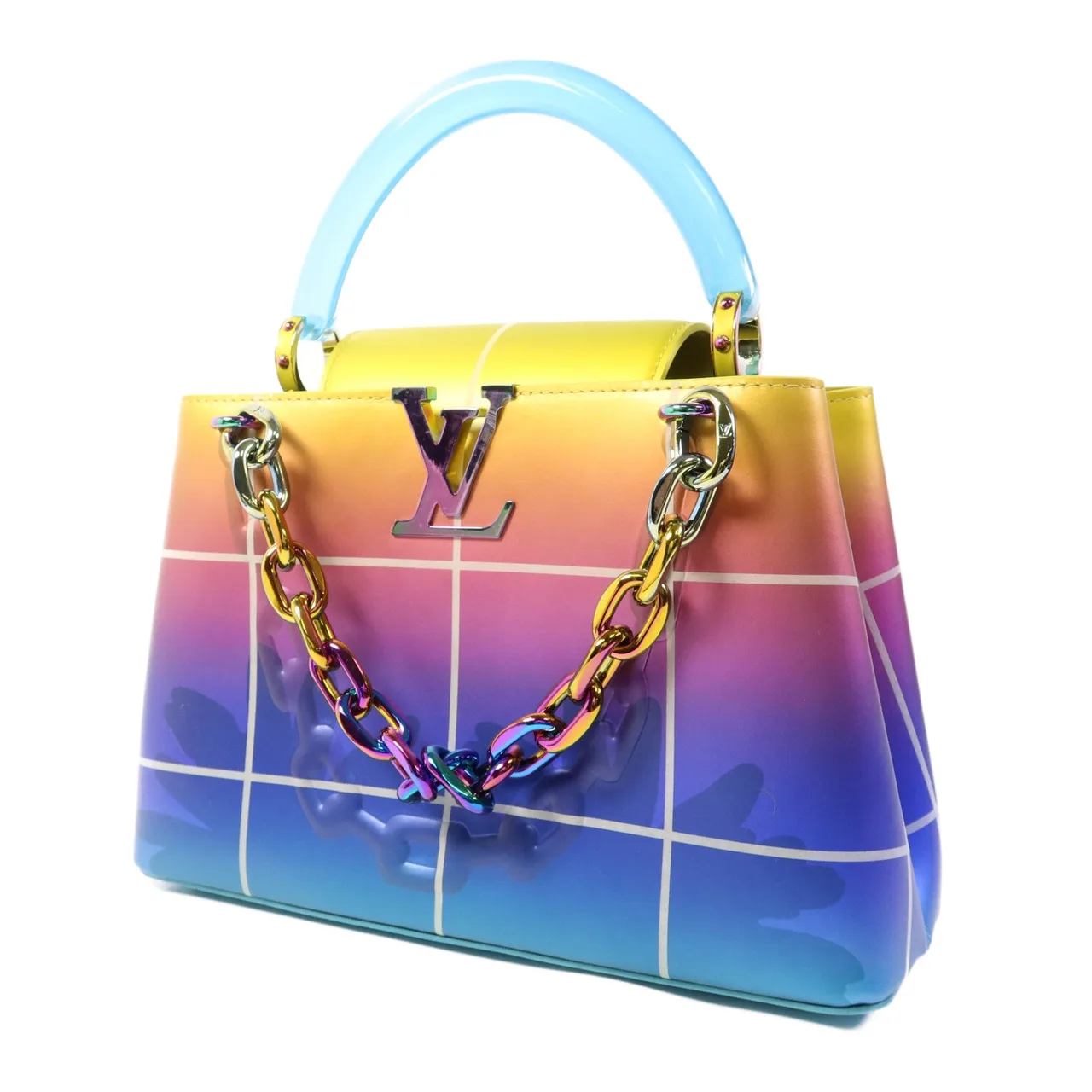 LOUIS VUITTON Capucines M21336 兩用包 牛皮 多種顏色 / Multicolor 牛皮 中古品A - 縮圖 3