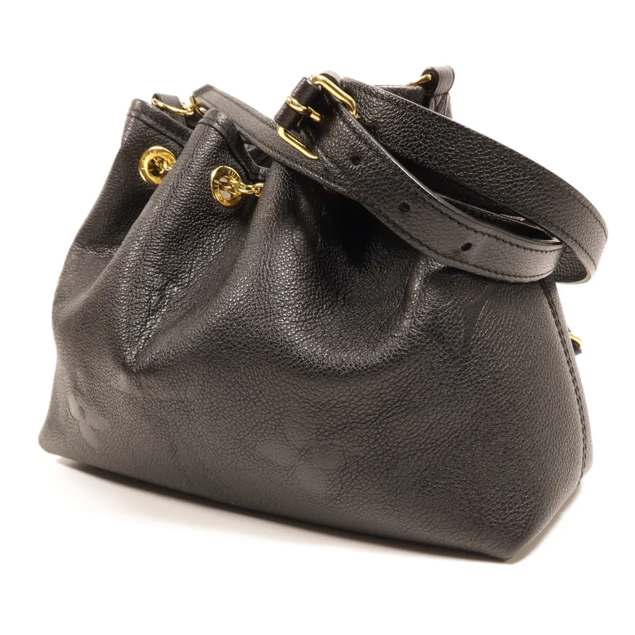 LOUIS VUITTON M47209 兩用包 牛皮 黑色 / Black 牛皮 中古品A - 縮圖 3