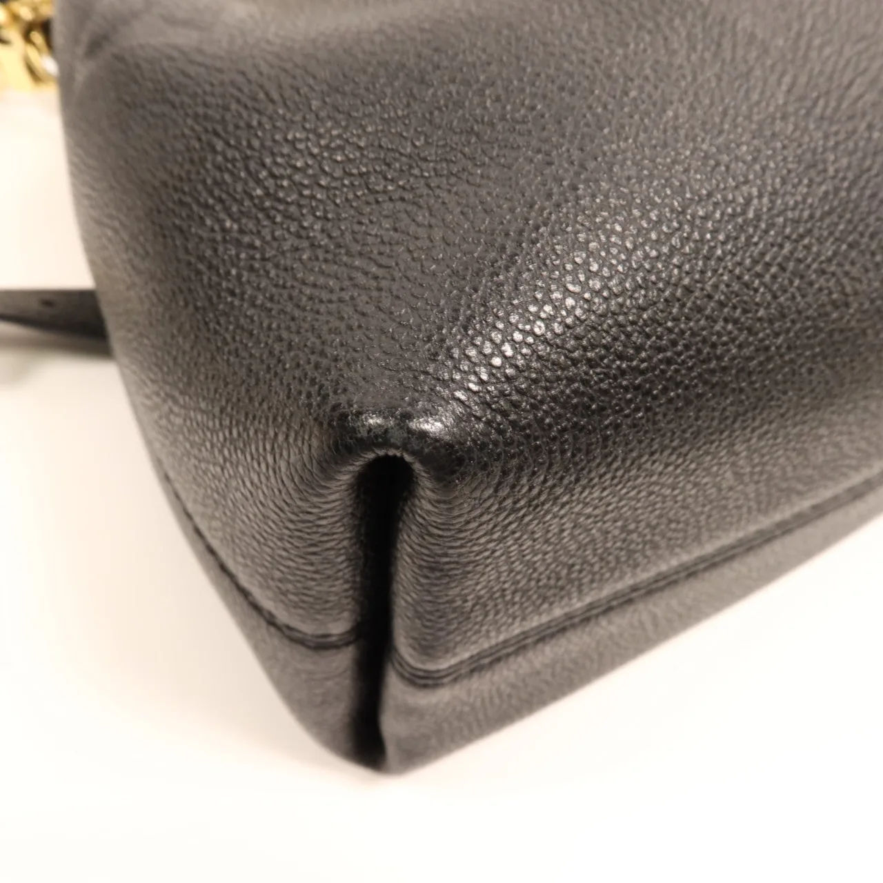 LOUIS VUITTON M47209 兩用包 牛皮 黑色 / Black 牛皮 中古品A - 縮圖 9