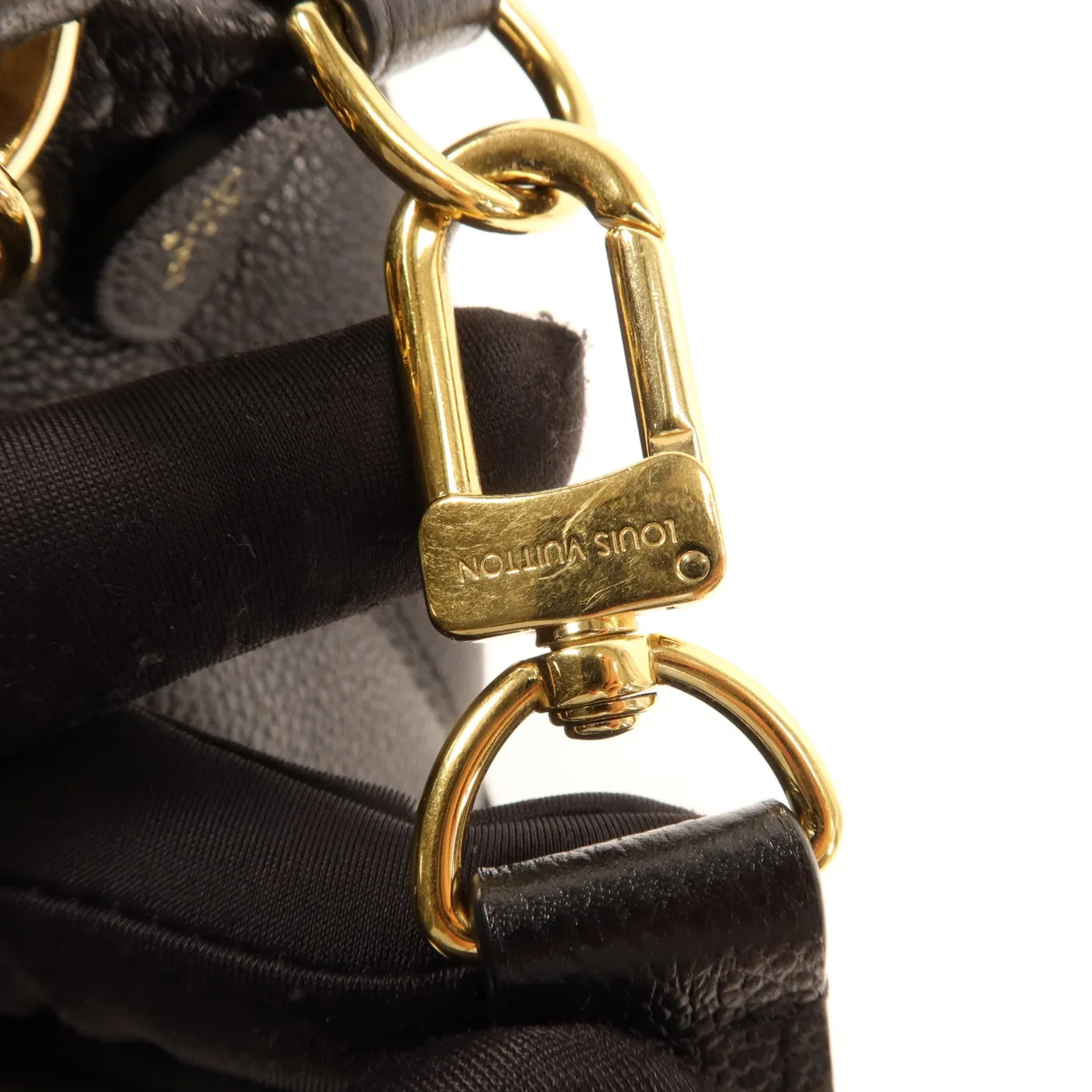 LOUIS VUITTON M47209 兩用包 牛皮 黑色 / Black 牛皮 中古品A - 縮圖 10