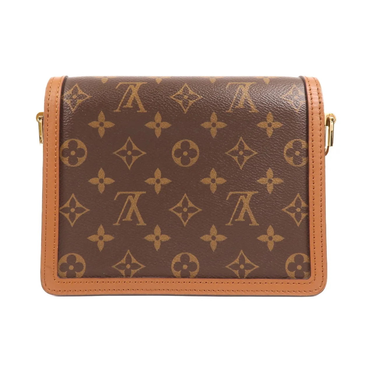 LOUIS VUITTON Mini Dauphine M44580 肩背包 塗層帆布 棕色 / Brown 塗層帆布 中古品A - 縮圖 2
