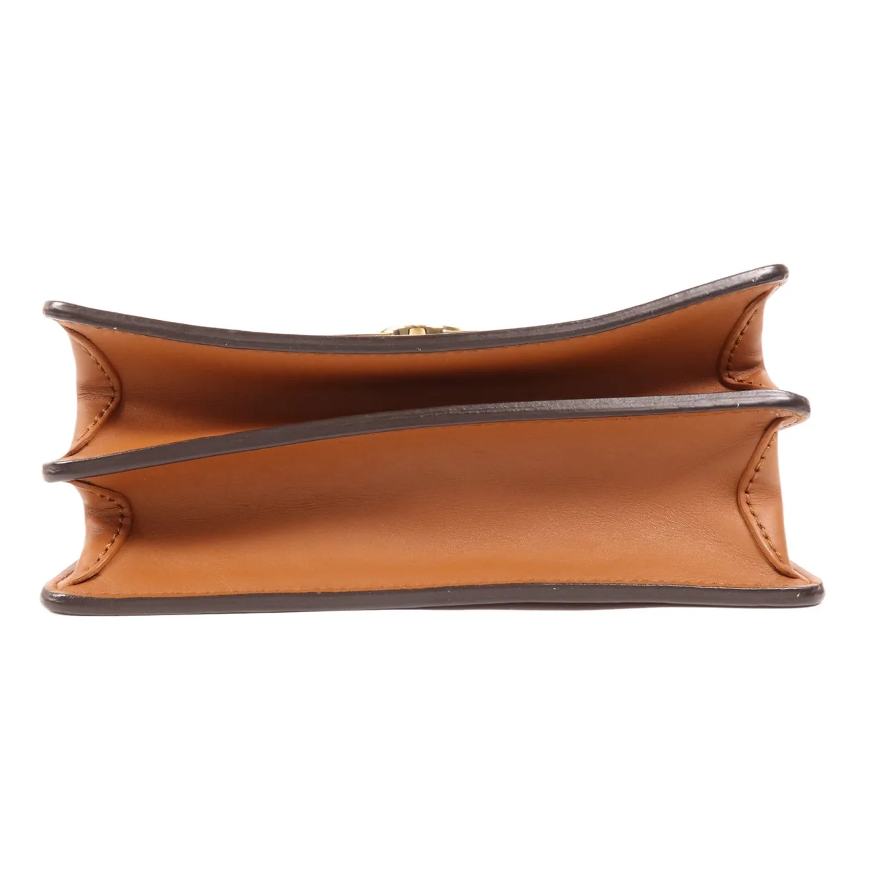 LOUIS VUITTON Mini Dauphine M44580 肩背包 塗層帆布 棕色 / Brown 塗層帆布 中古品A - 縮圖 4