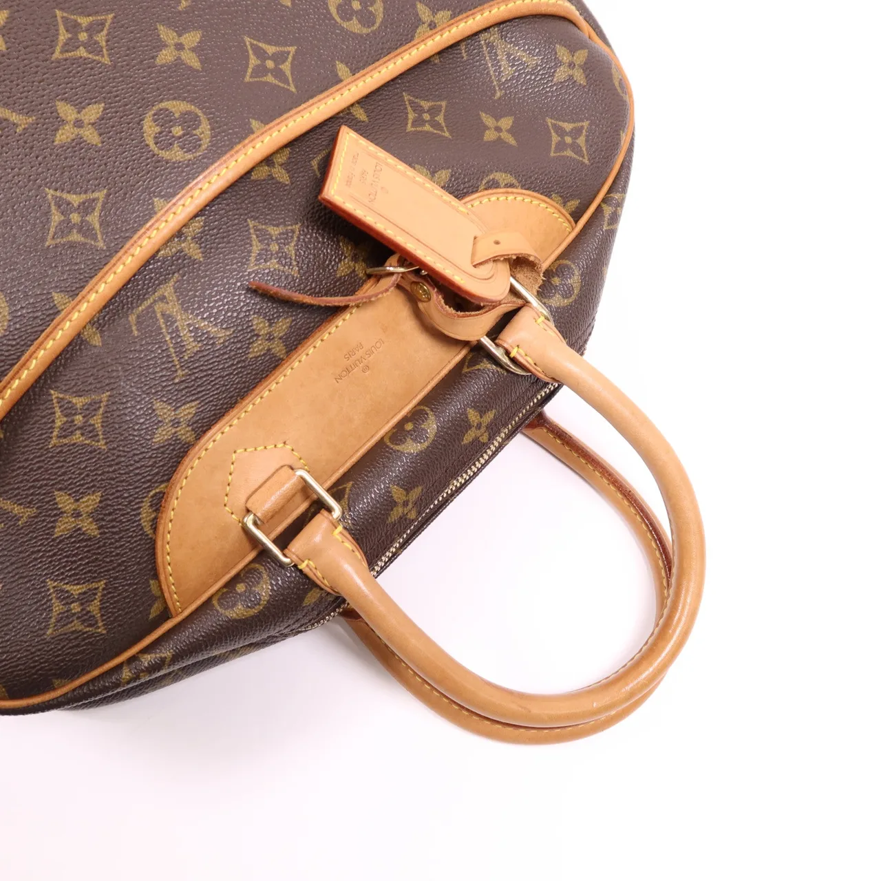 LOUIS VUITTON Deauville M47270 手提包 塗層帆布 棕色 / Brown 塗層帆布 中古品B - 縮圖 5