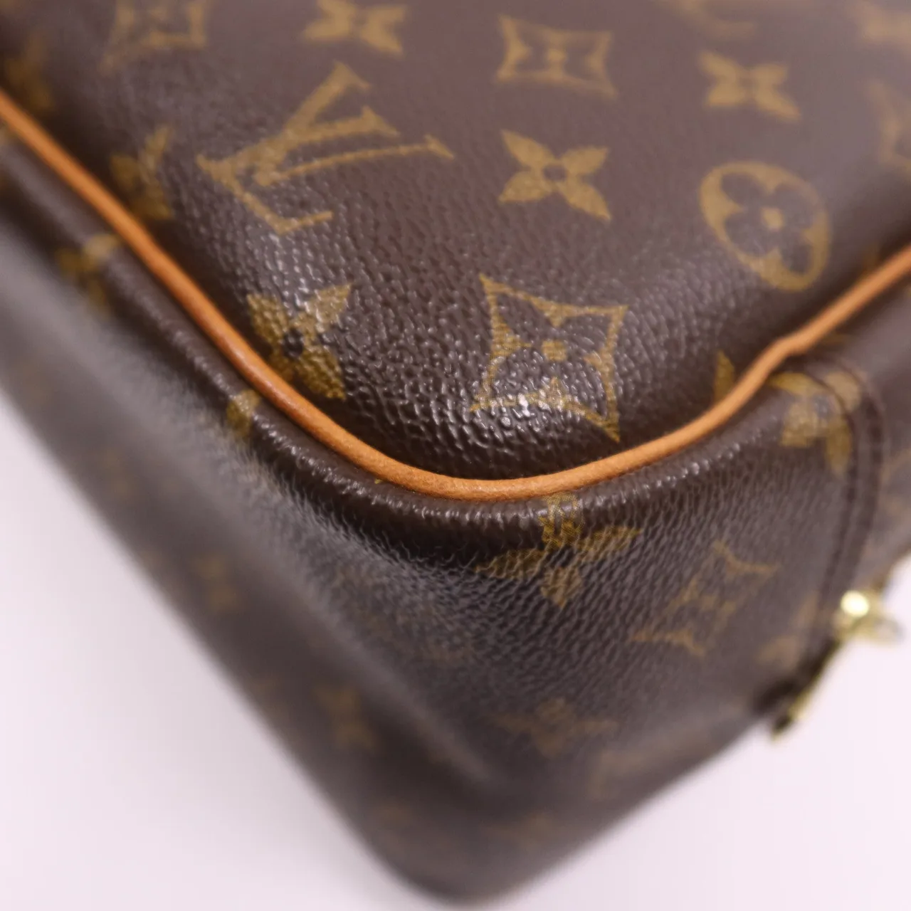 LOUIS VUITTON Deauville M47270 手提包 塗層帆布 棕色 / Brown 塗層帆布 中古品B - 縮圖 8