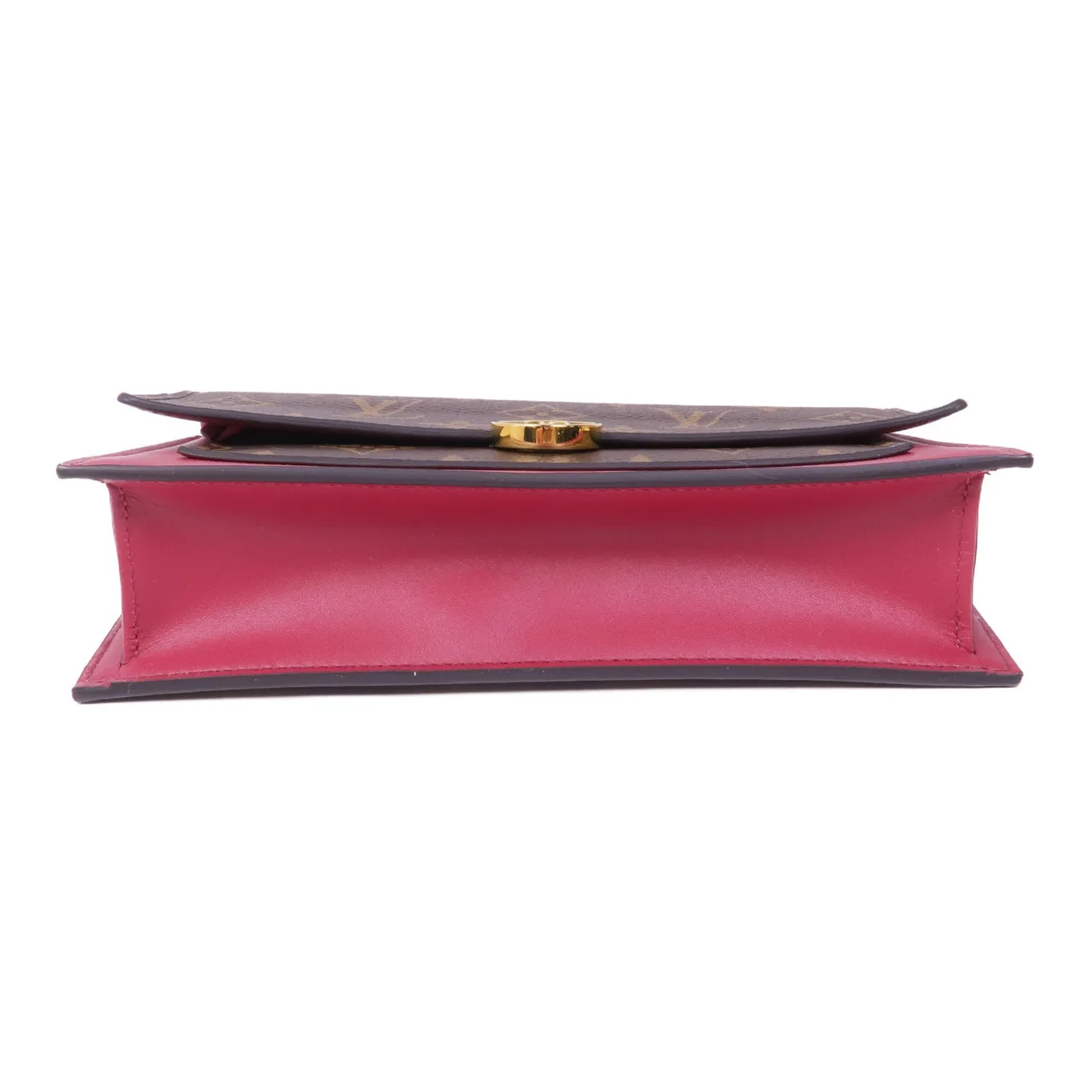 LOUIS VUITTON M67404 肩背包 塗層帆布 棕色 / 紅色 / Red/Brown 塗層帆布 中古品A - 縮圖 4